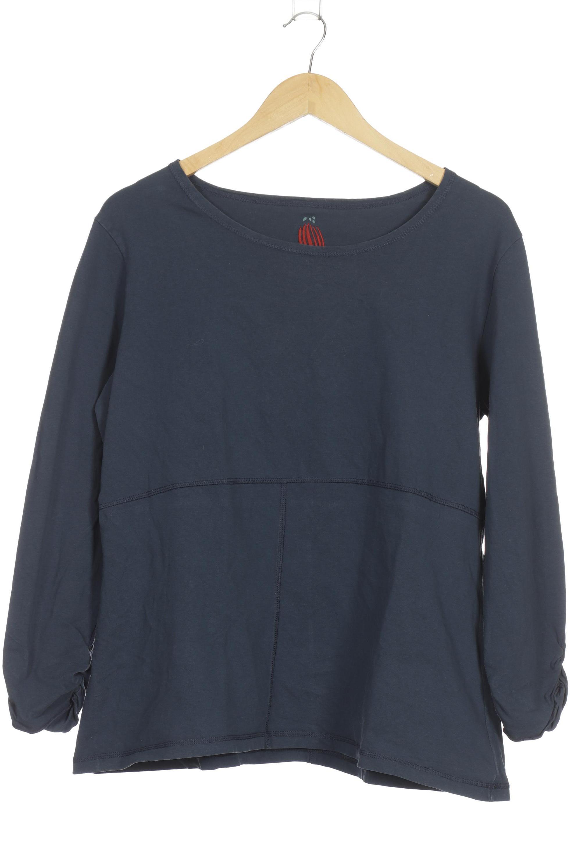 

Gudrun Sjödén Damen Langarmshirt, blau, Gr.