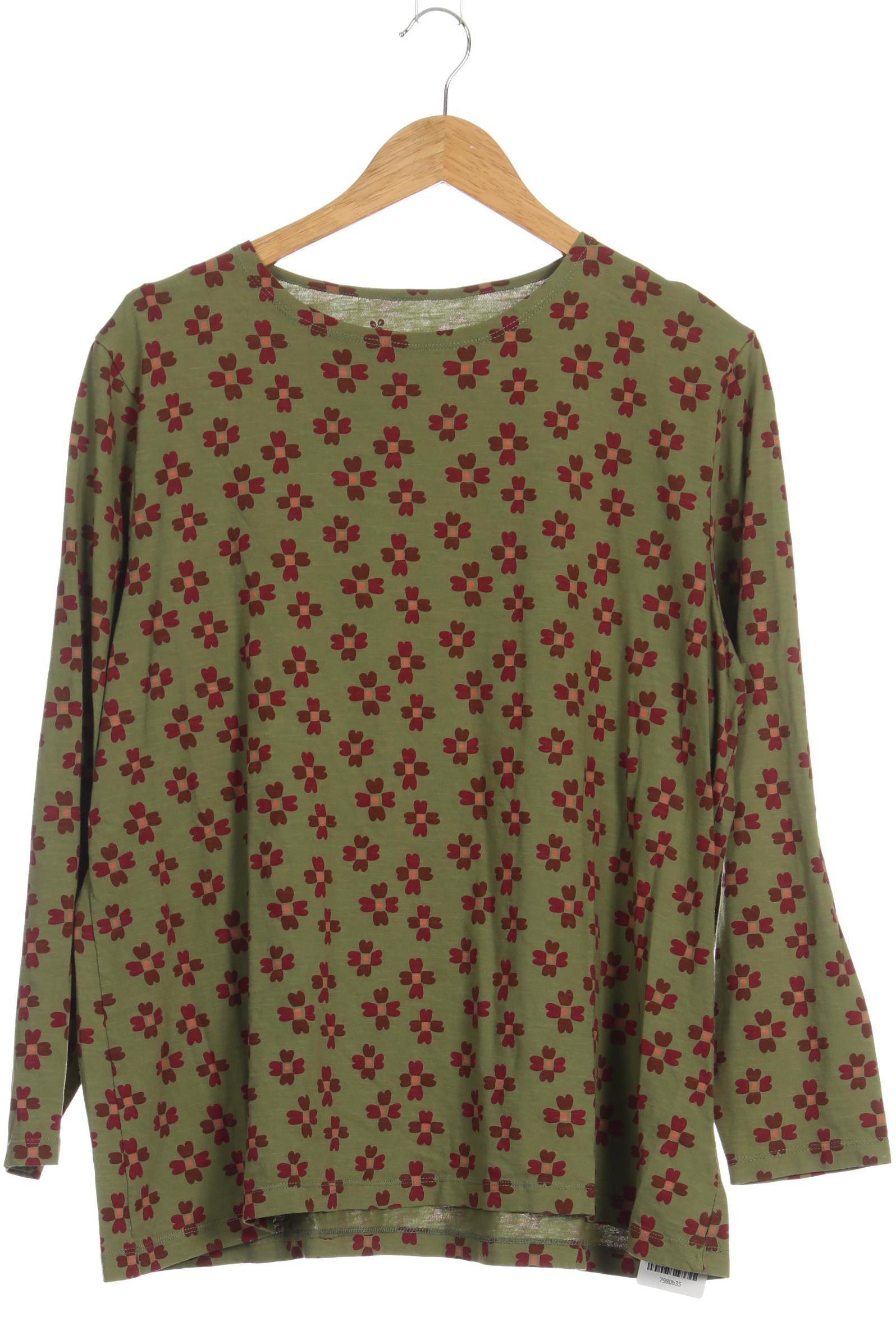 

Gudrun Sjödén Damen Langarmshirt, grün, Gr.