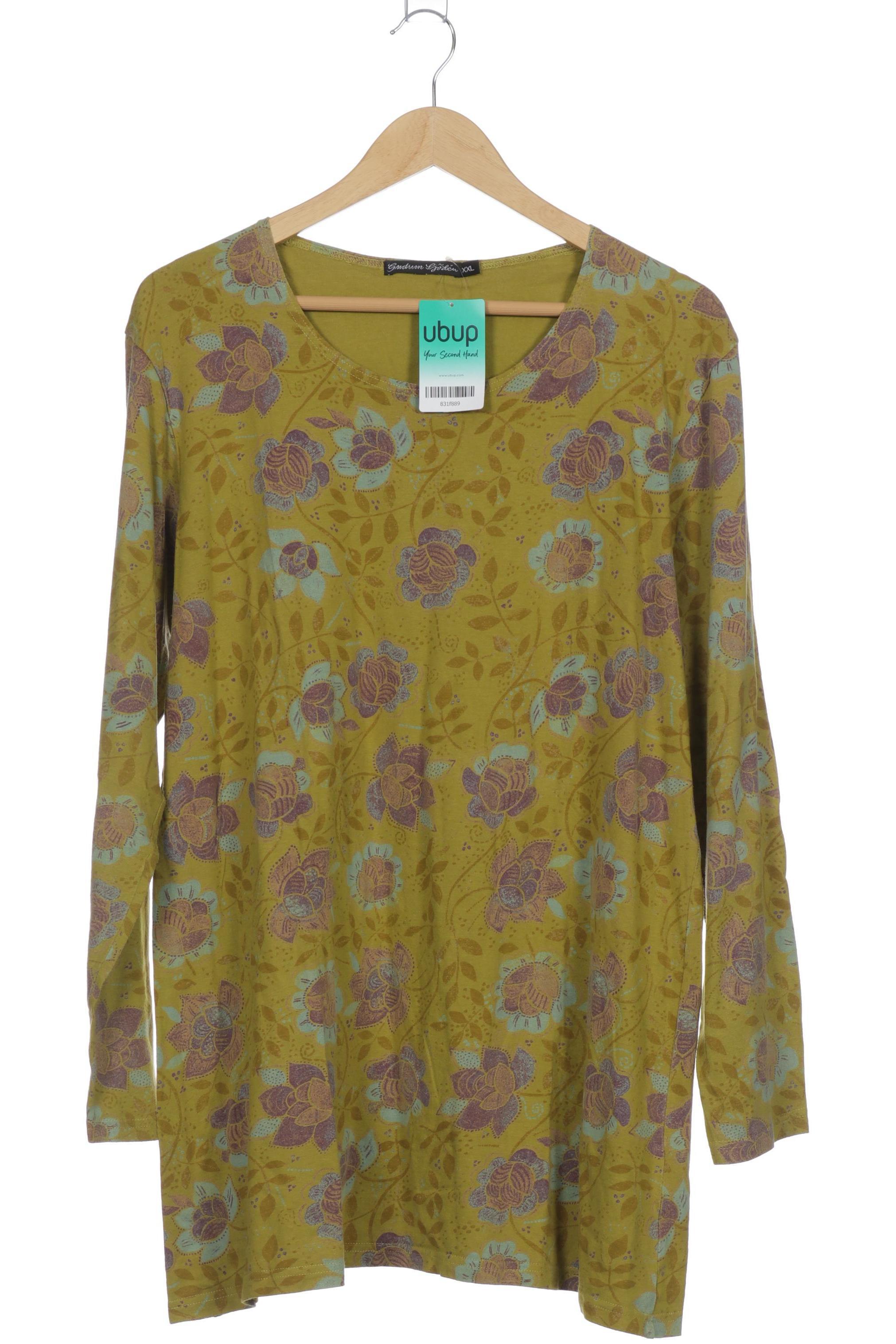 

Gudrun Sjödén Damen Langarmshirt, grün, Gr.