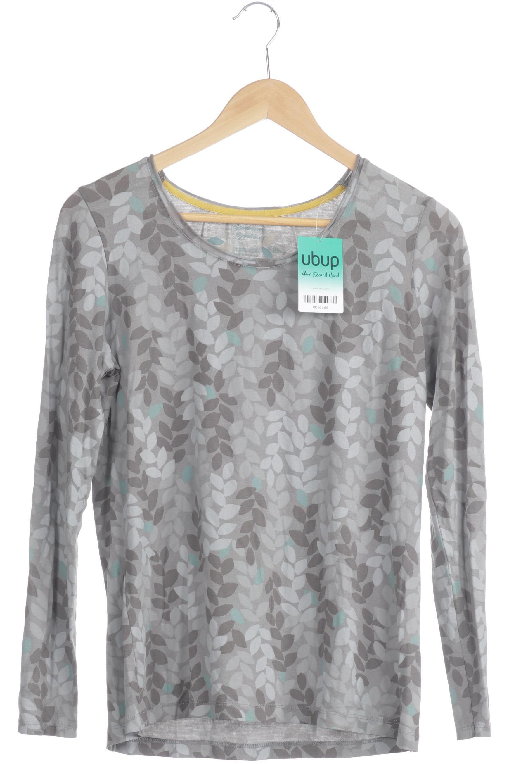

Gudrun Sjödén Damen Langarmshirt, grau, Gr.