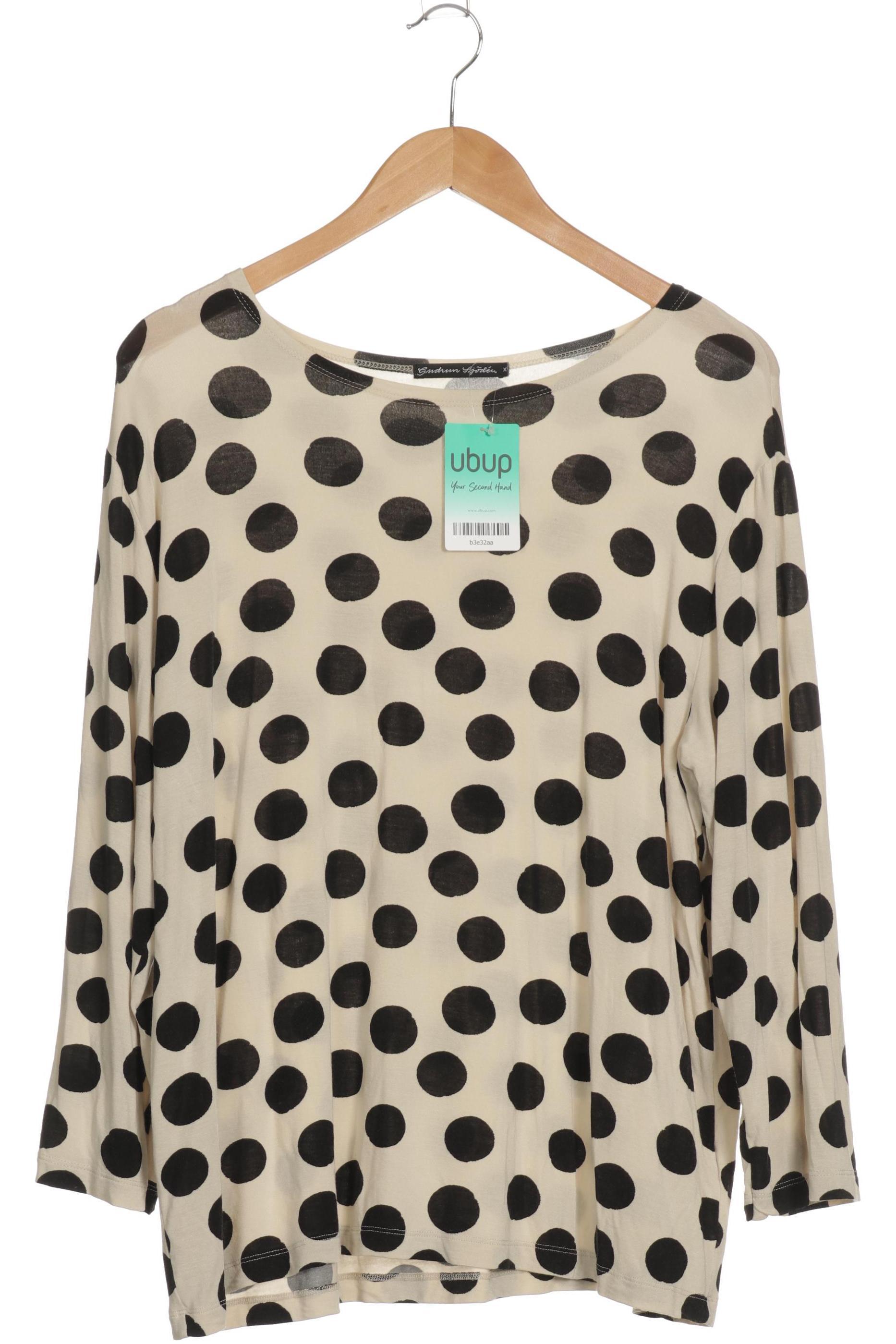 

Gudrun Sjödén Damen Langarmshirt, beige, Gr.