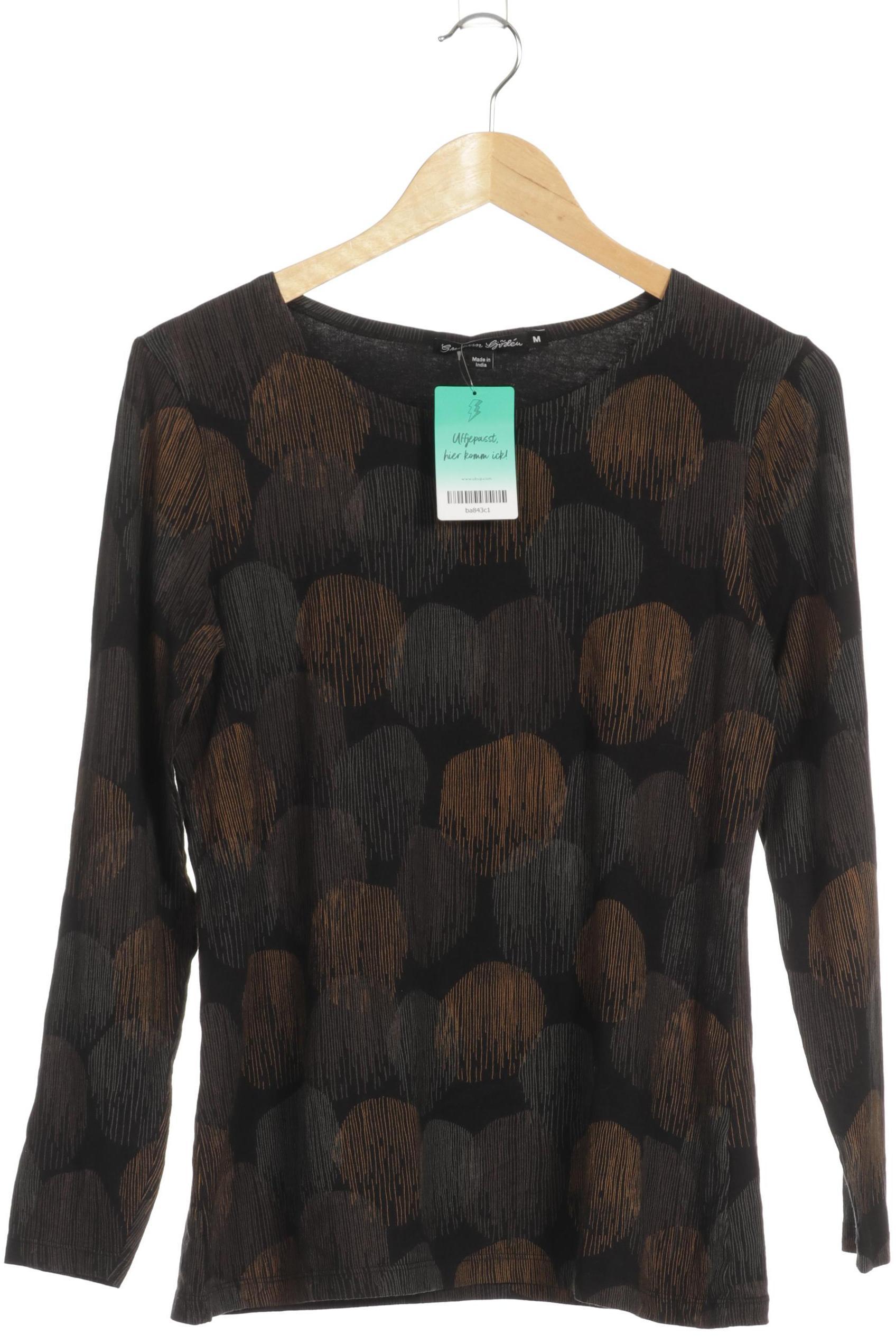 

Gudrun Sjödén Damen Langarmshirt, schwarz, Gr.