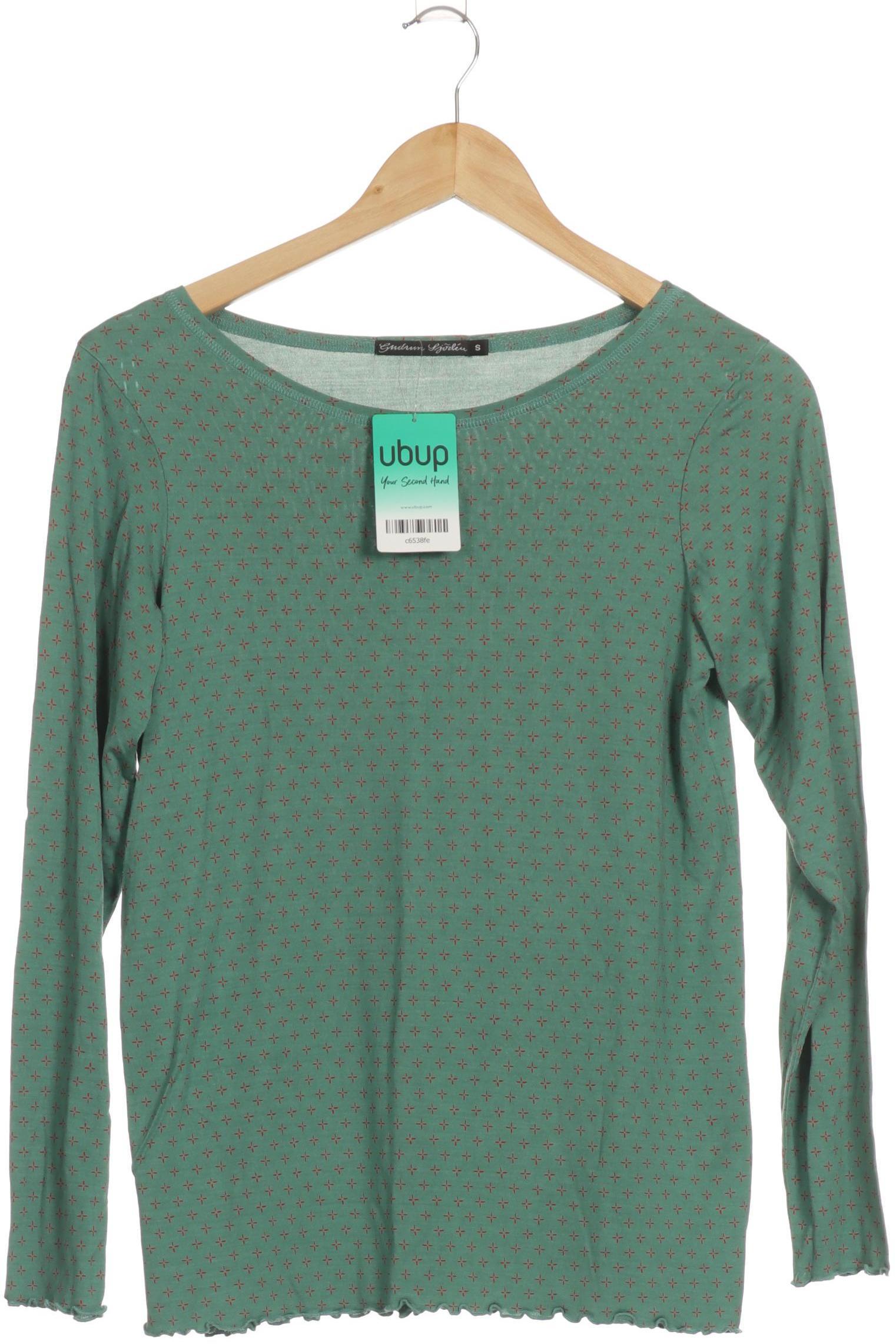 

Gudrun Sjödén Damen Langarmshirt, türkis, Gr.