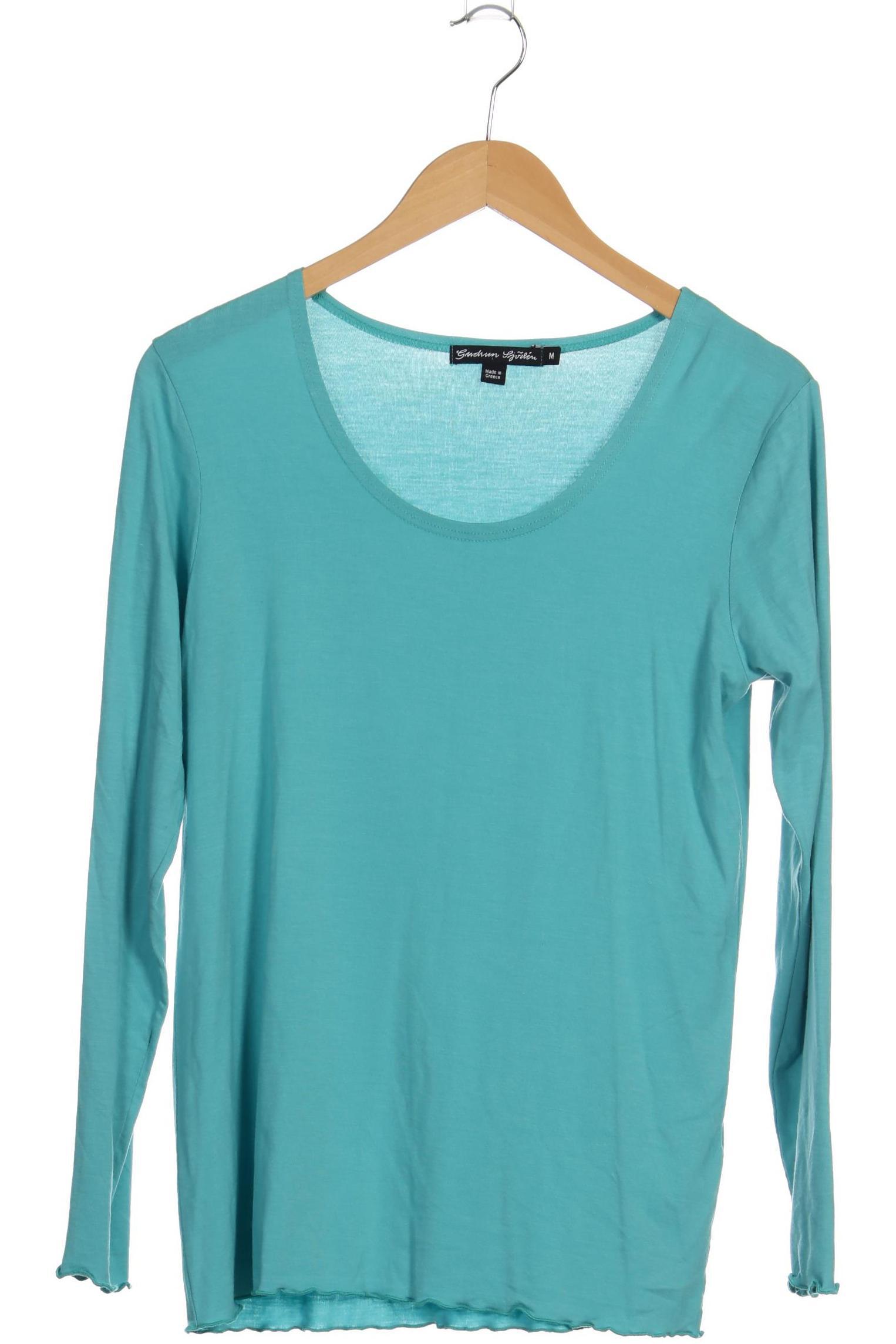 

Gudrun Sjödén Damen Langarmshirt, türkis, Gr.