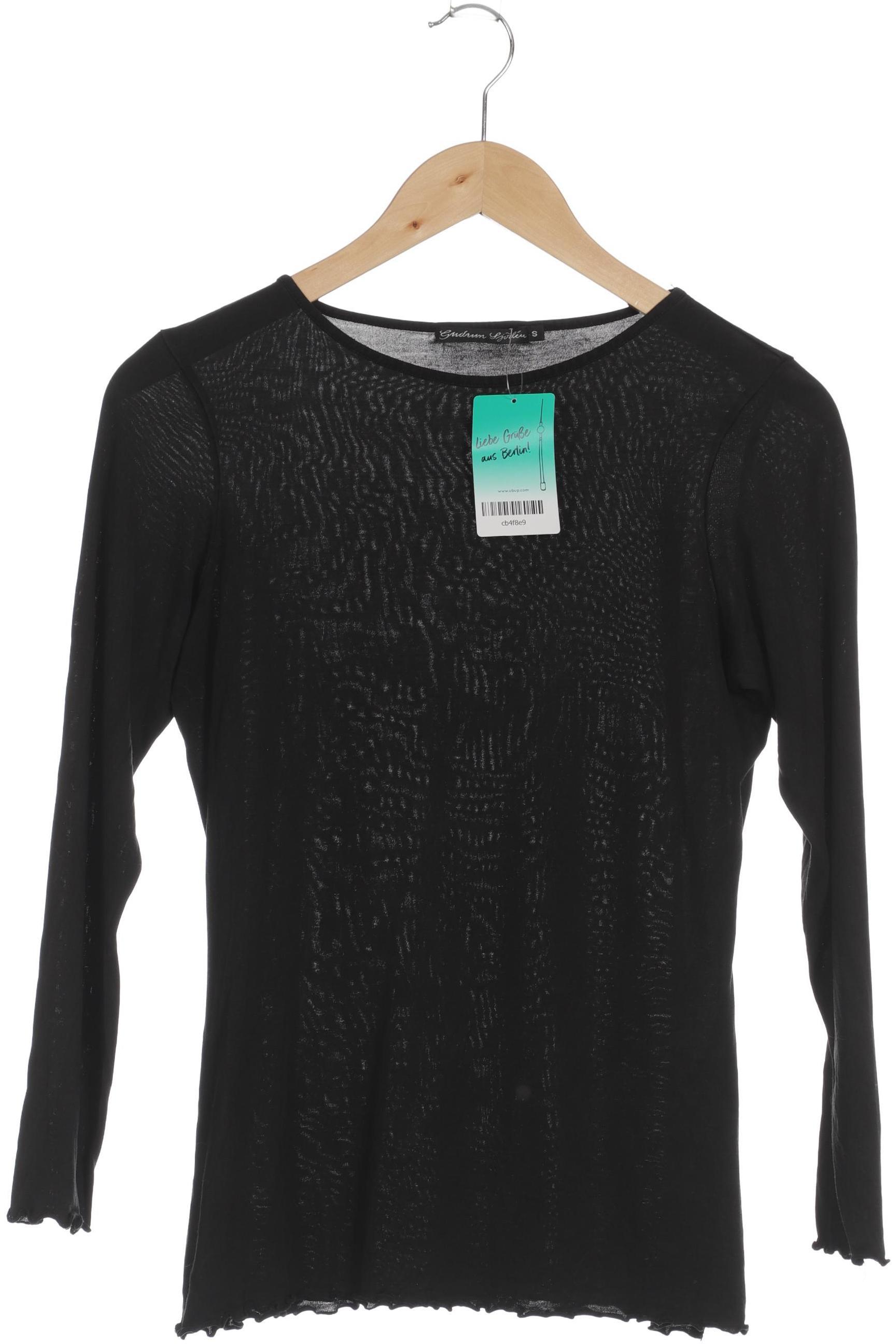 

Gudrun Sjödén Damen Langarmshirt, schwarz, Gr.