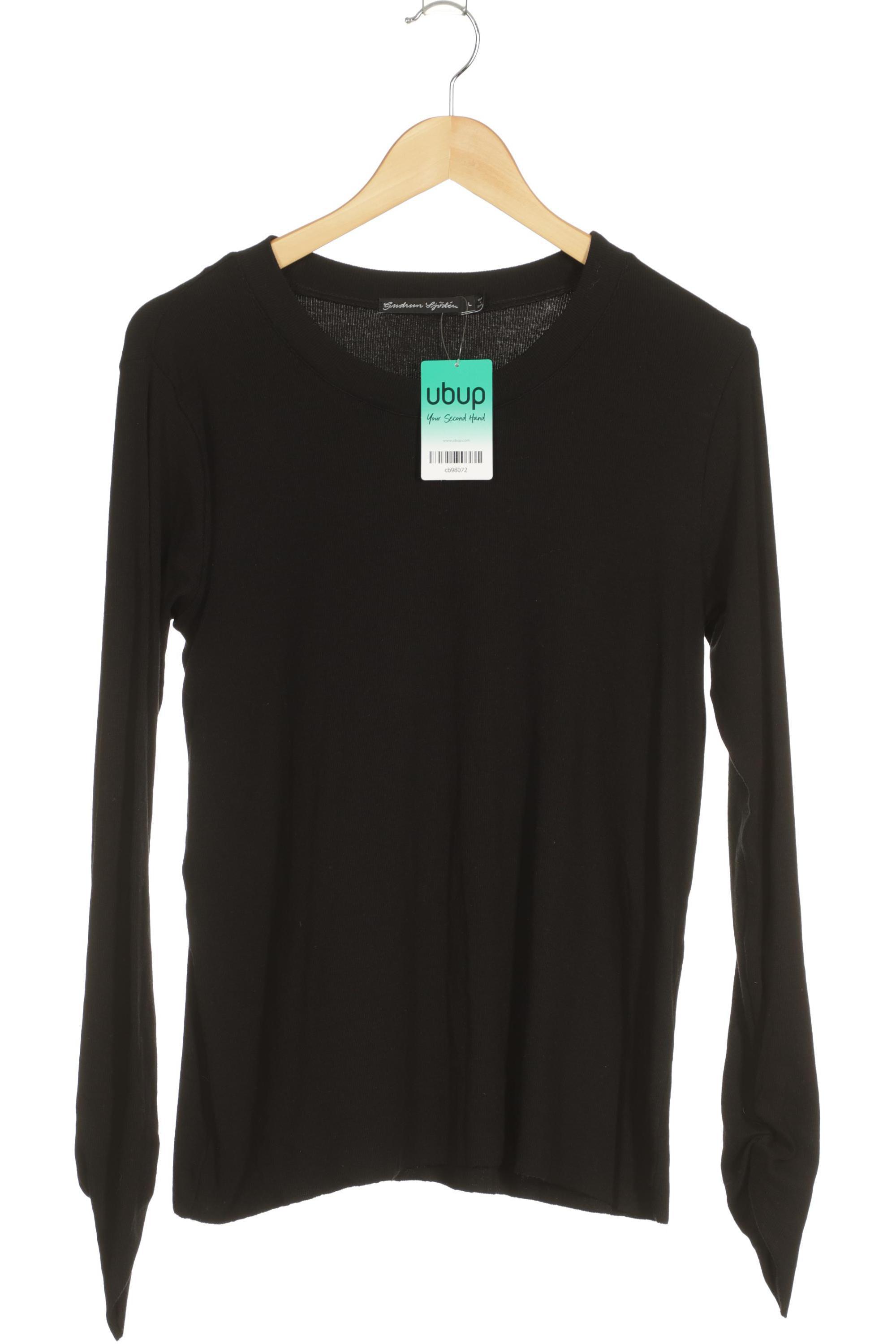 

Gudrun Sjödén Damen Langarmshirt, schwarz, Gr.