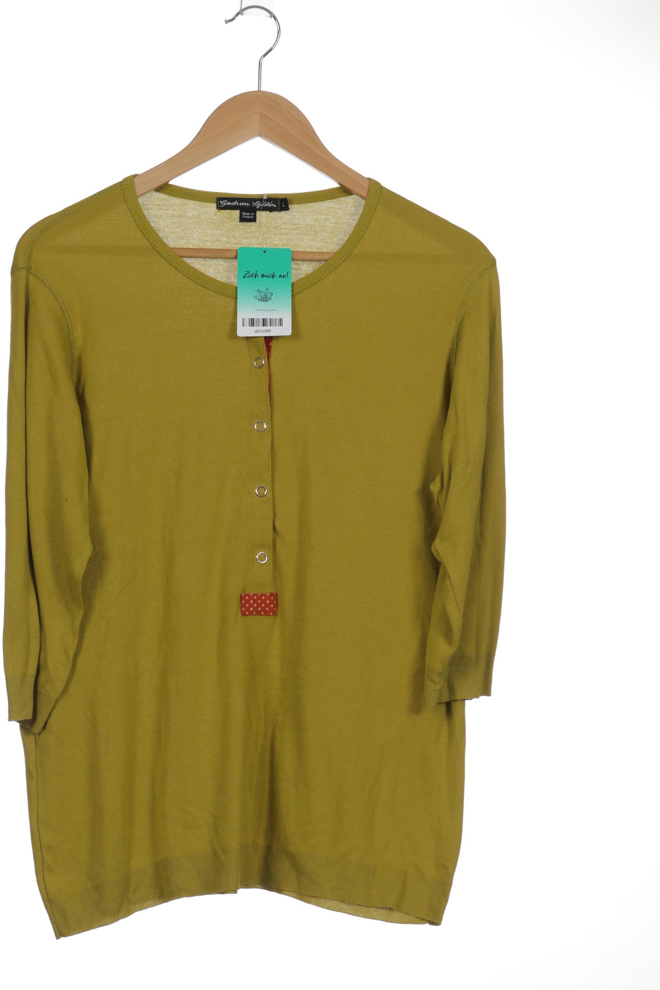 

Gudrun Sjödén Damen Langarmshirt, grün, Gr.