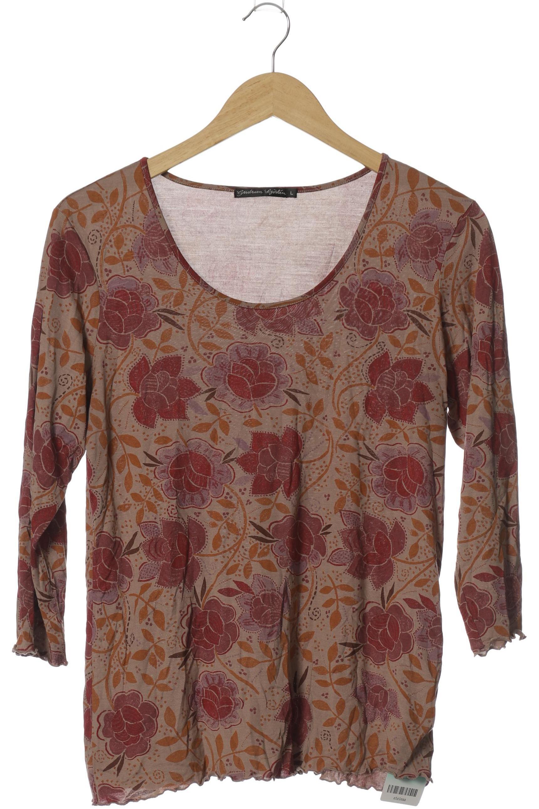 

Gudrun Sjödén Damen Langarmshirt, beige, Gr.