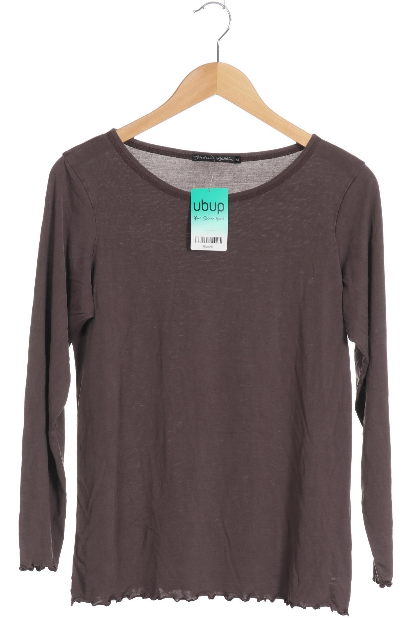

Gudrun Sjödén Damen Langarmshirt, braun, Gr.