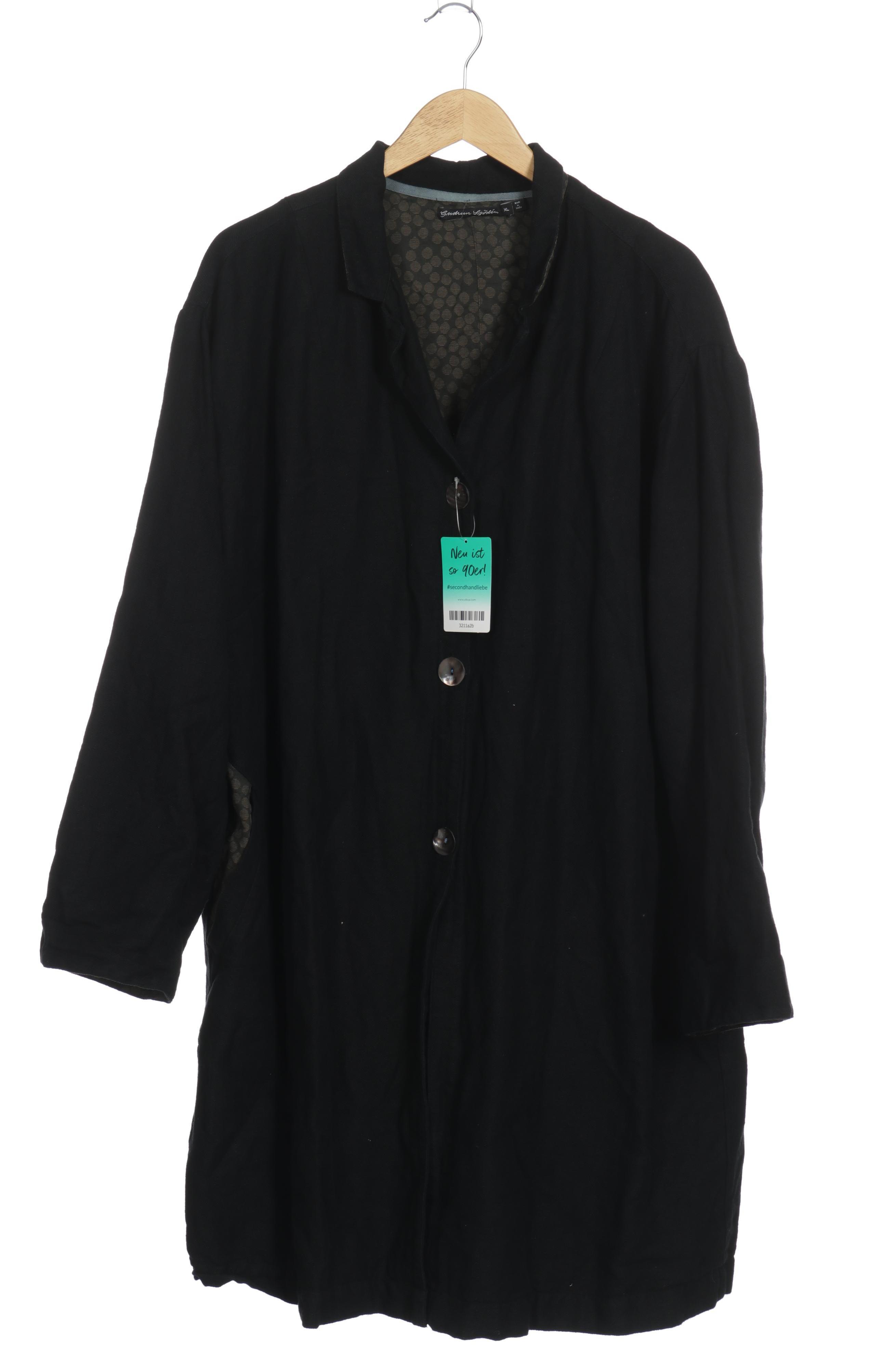 

Gudrun Sjödén Damen Mantel, schwarz, Gr.