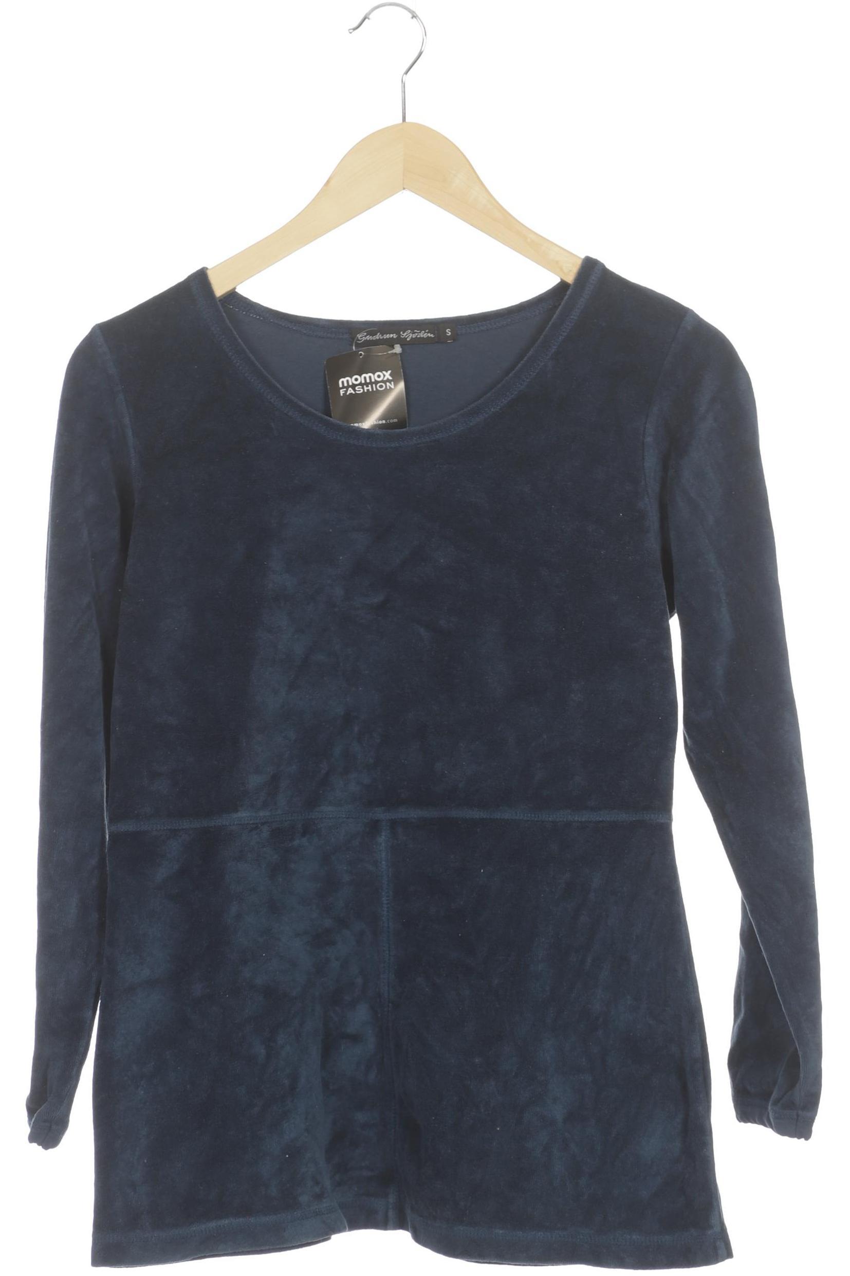 

Gudrun Sjödén Damen Langarmshirt, blau, Gr.