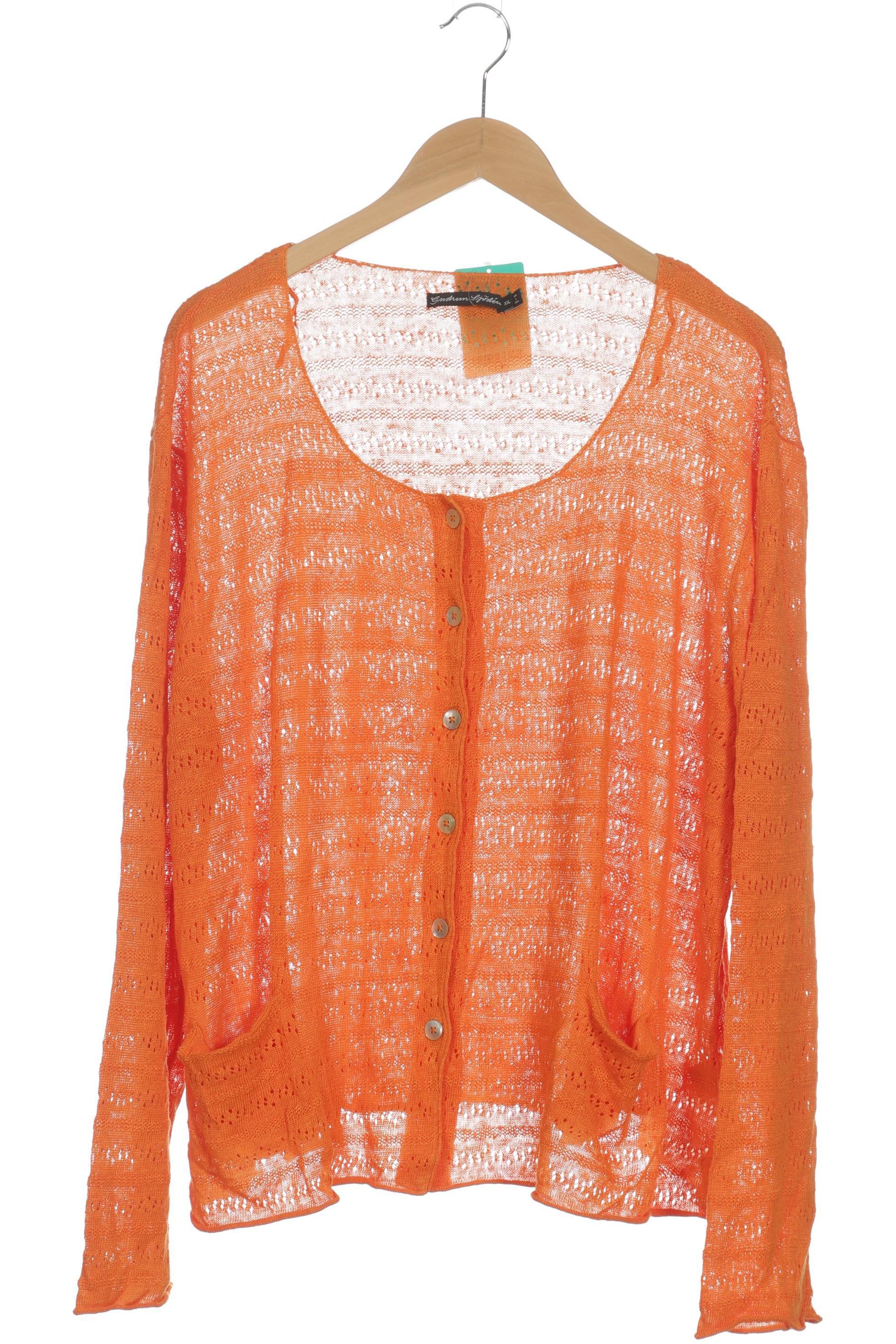 

Gudrun Sjödén Damen Strickjacke, orange, Gr.
