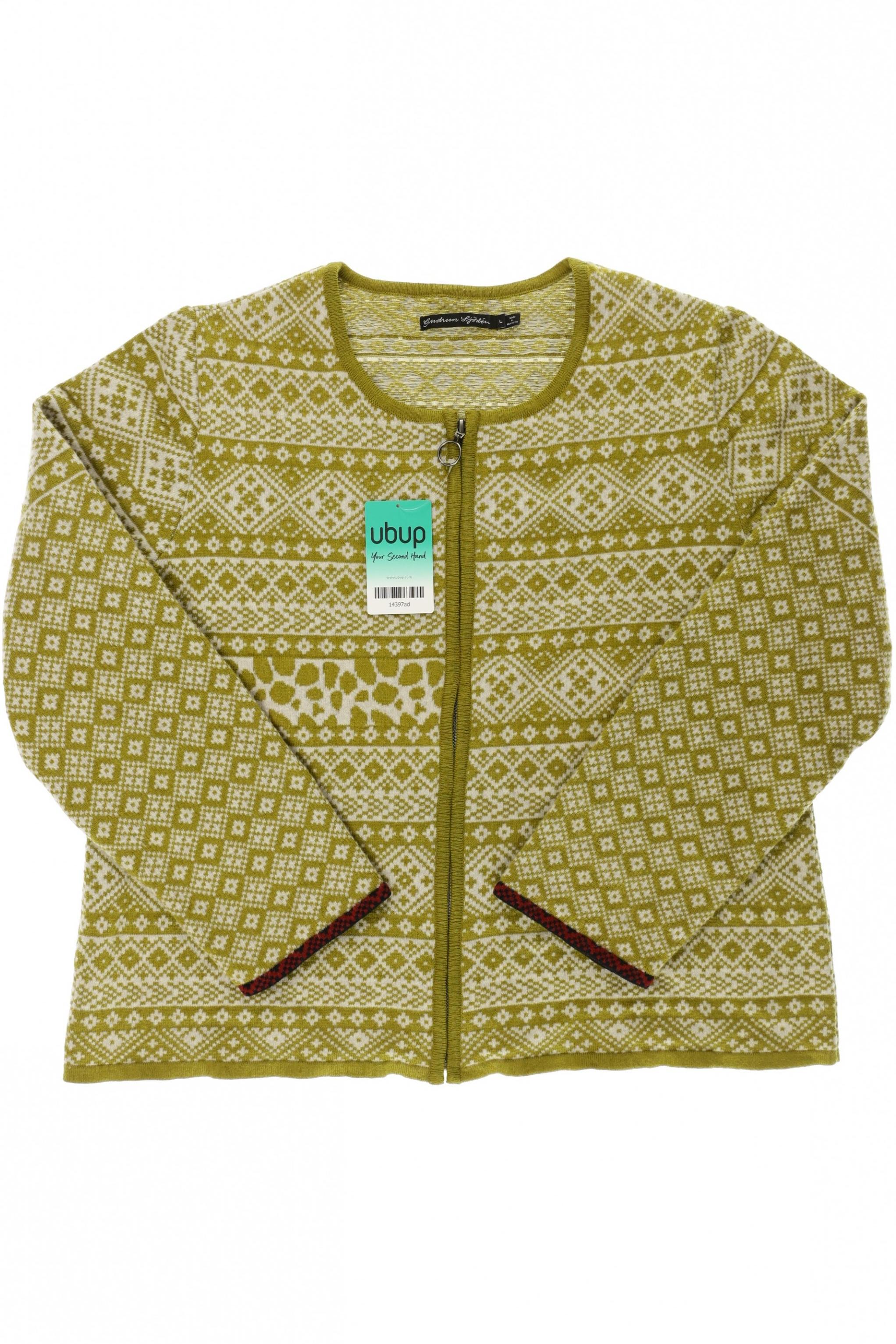 

Gudrun Sjödén Damen Strickjacke, grün, Gr.