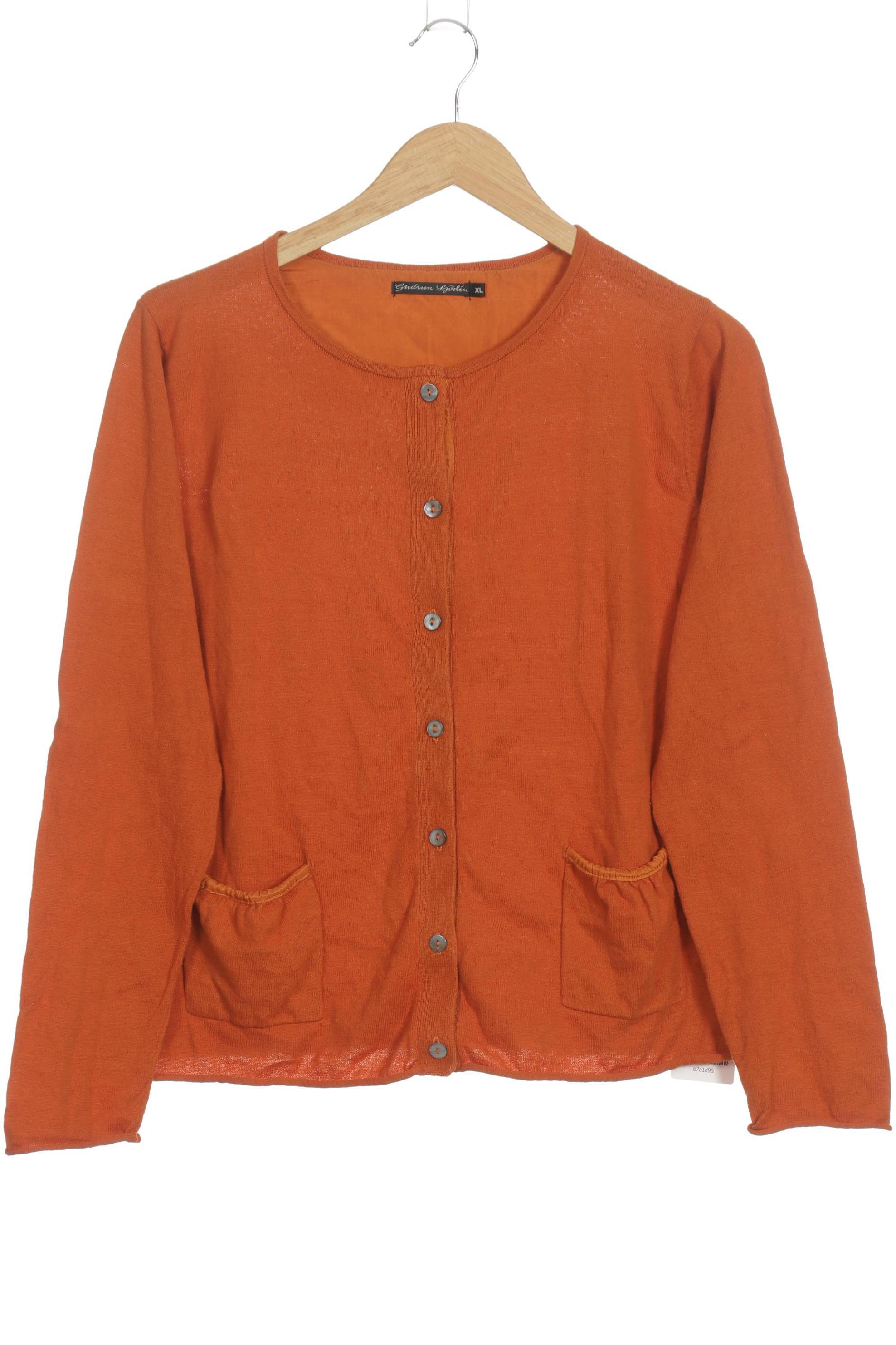 

Gudrun Sjödén Damen Strickjacke, orange, Gr.