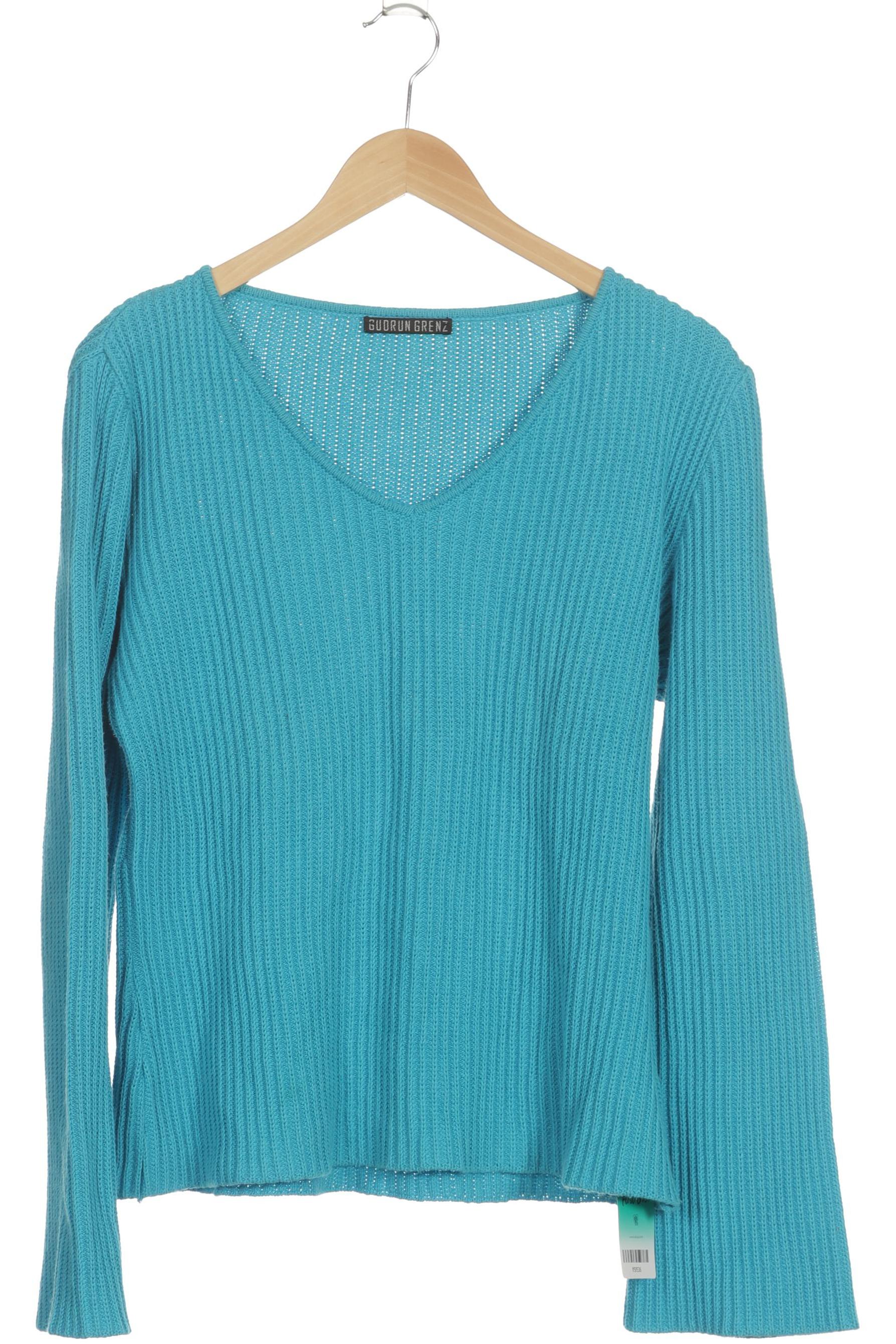 

Gudrun Grenz Damen Pullover, blau, Gr. 40