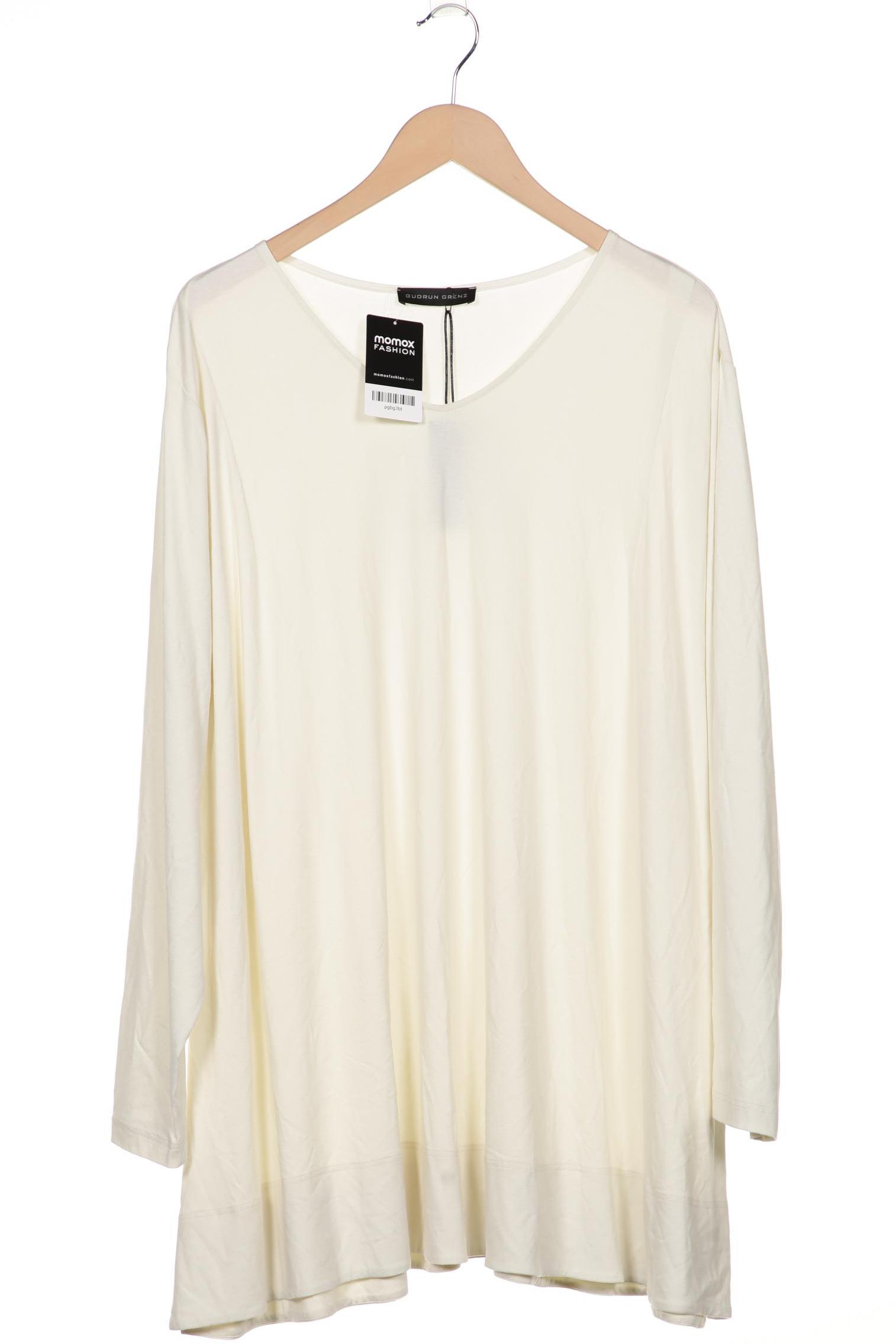 

GUDRUN GRENZ Damen Langarmshirt, cremeweiß