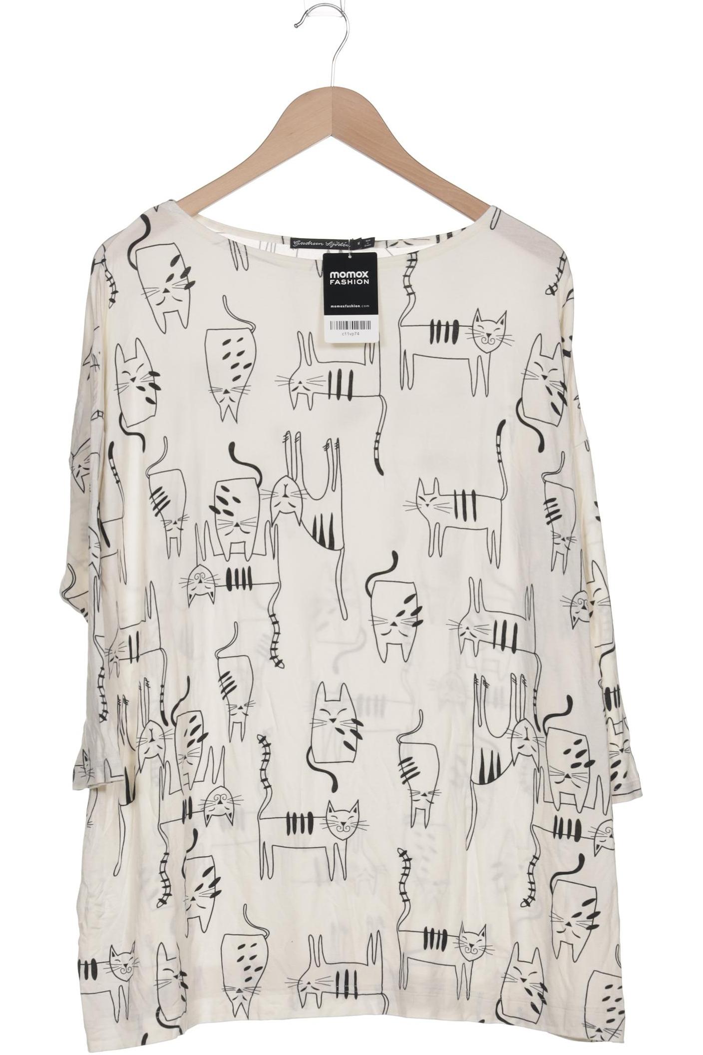 

Gudrun Sjödén Damen Langarmshirt, weiß, Gr. 38