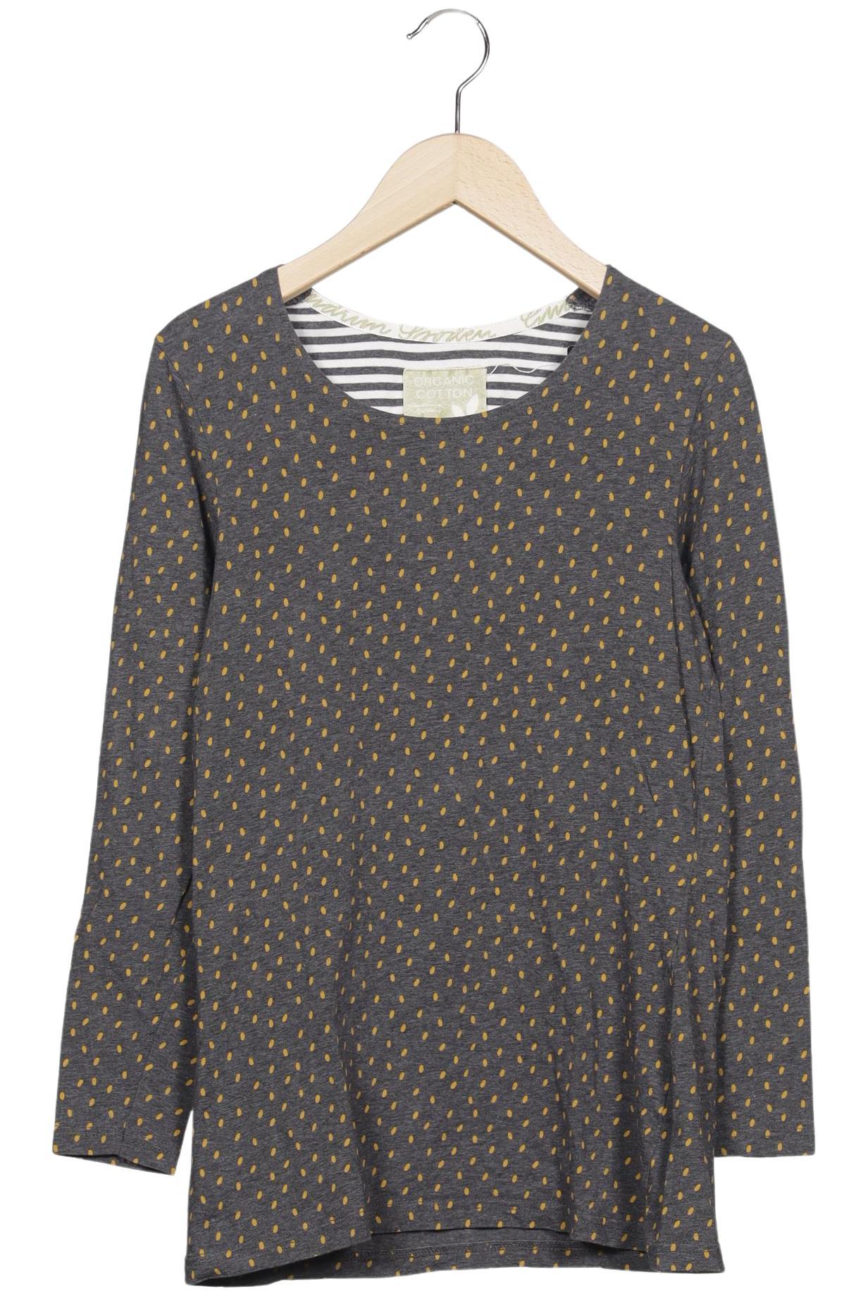 

Gudrun Sjödén Damen Langarmshirt, grau, Gr. 36