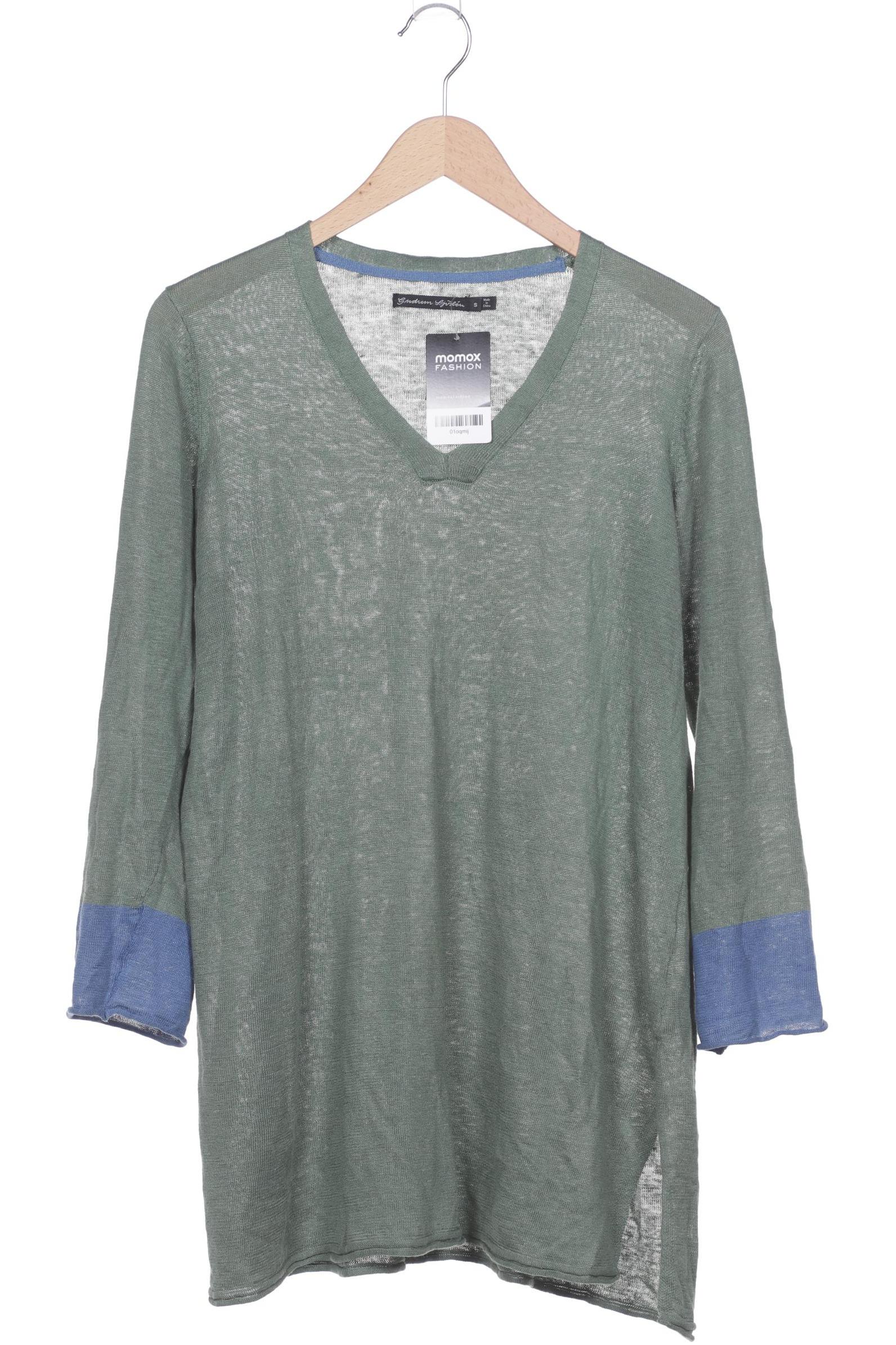 

Gudrun Sjödén Damen Langarmshirt, grün, Gr. 36