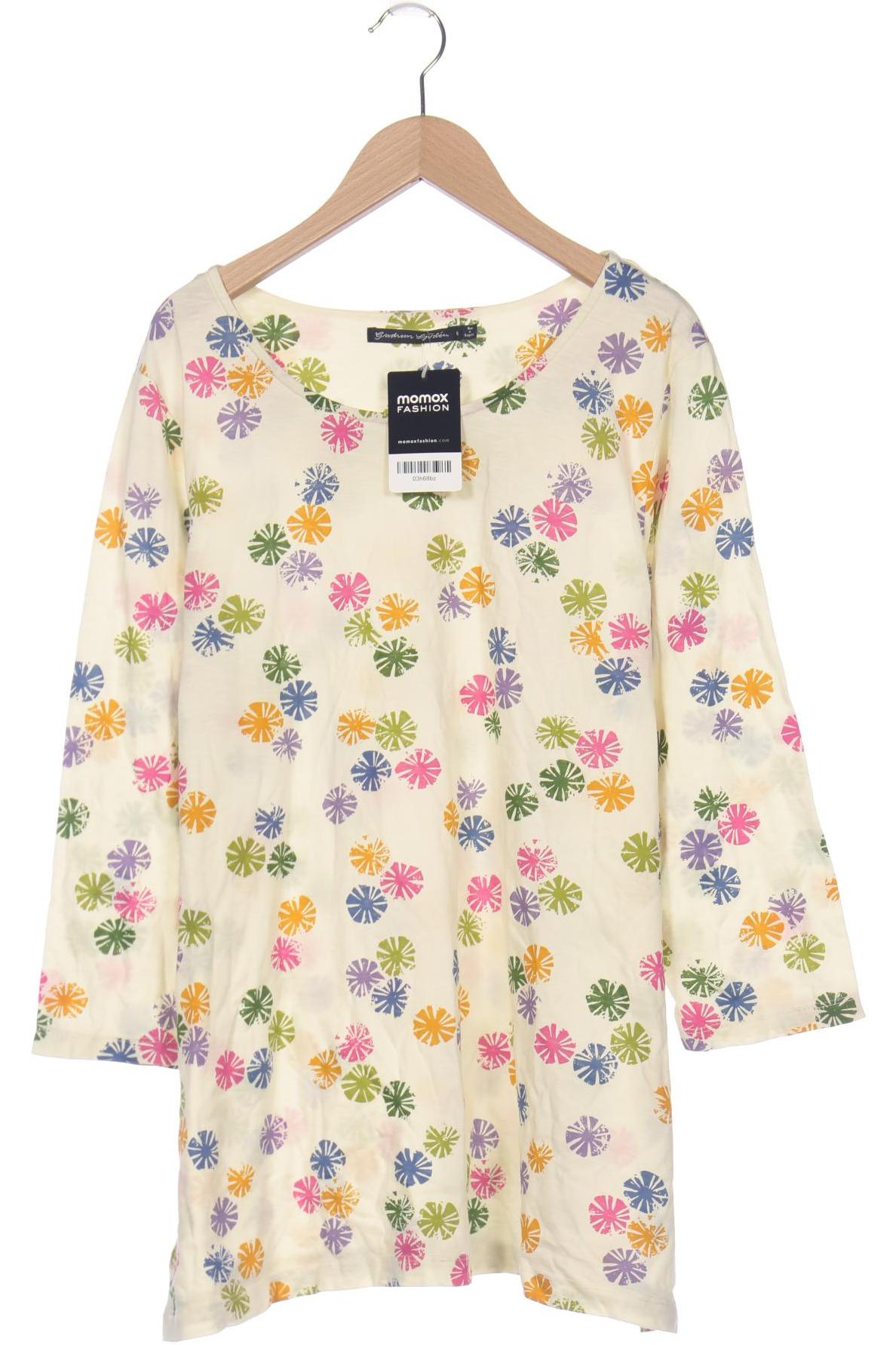 

Gudrun Sjödén Damen Langarmshirt, cremeweiß, Gr. 38