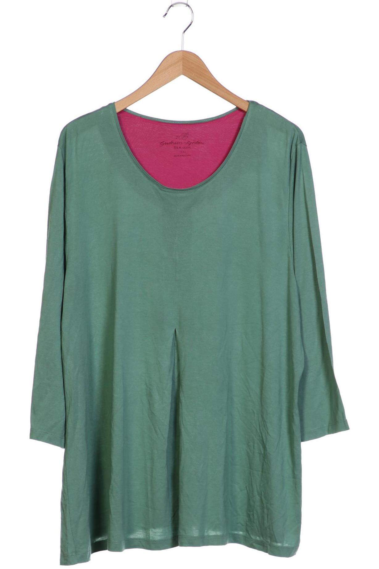 

Gudrun Sjödén Damen Langarmshirt, grün, Gr. 46
