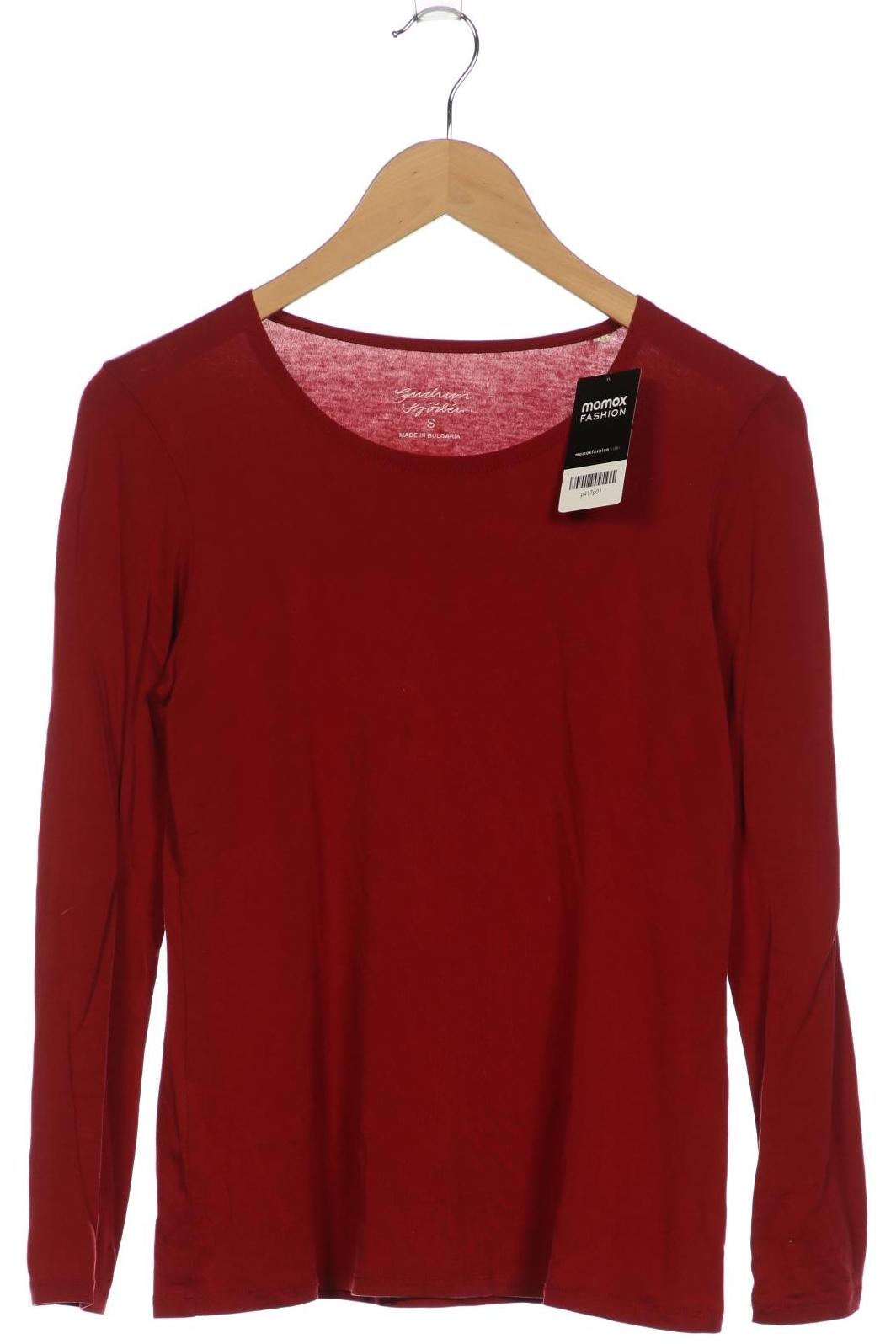 

Gudrun Sjödén Damen Langarmshirt, bordeaux, Gr. 36