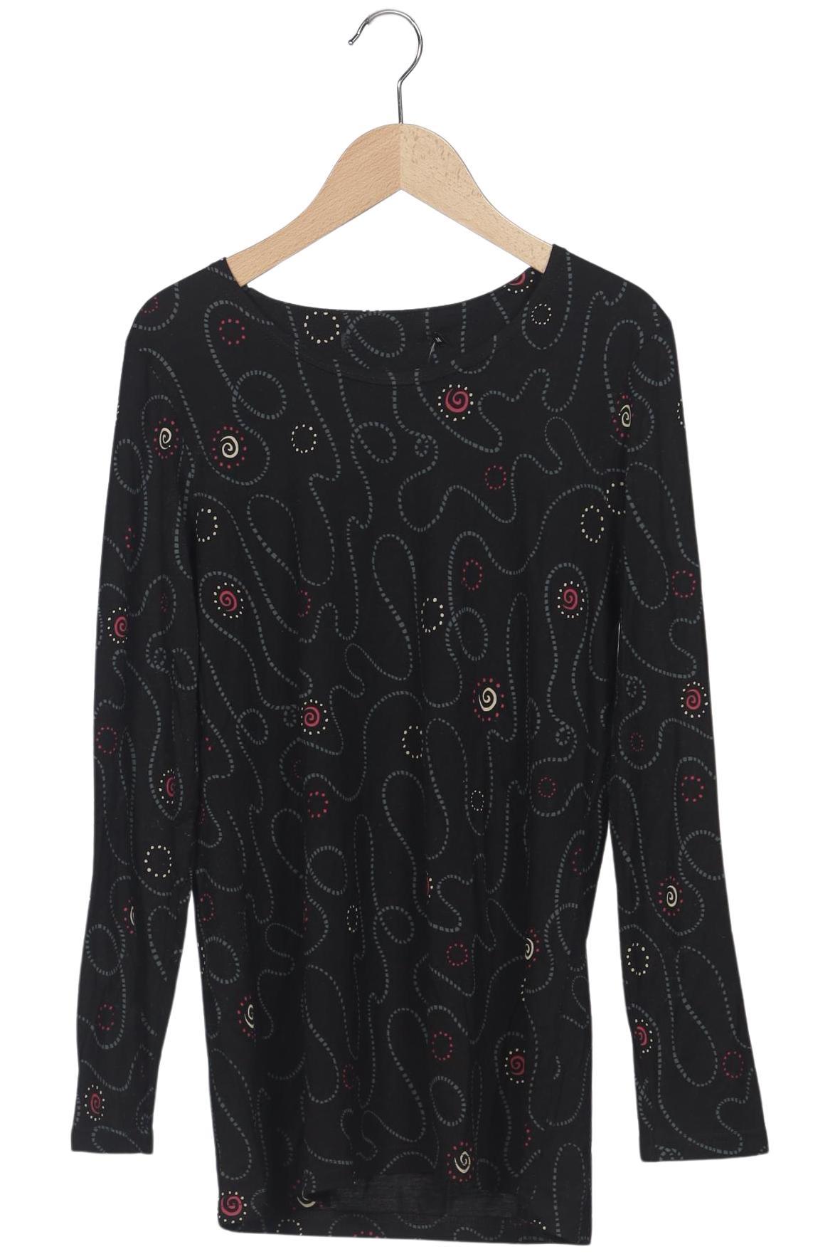 

Gudrun Sjödén Damen Langarmshirt, schwarz, Gr. 38