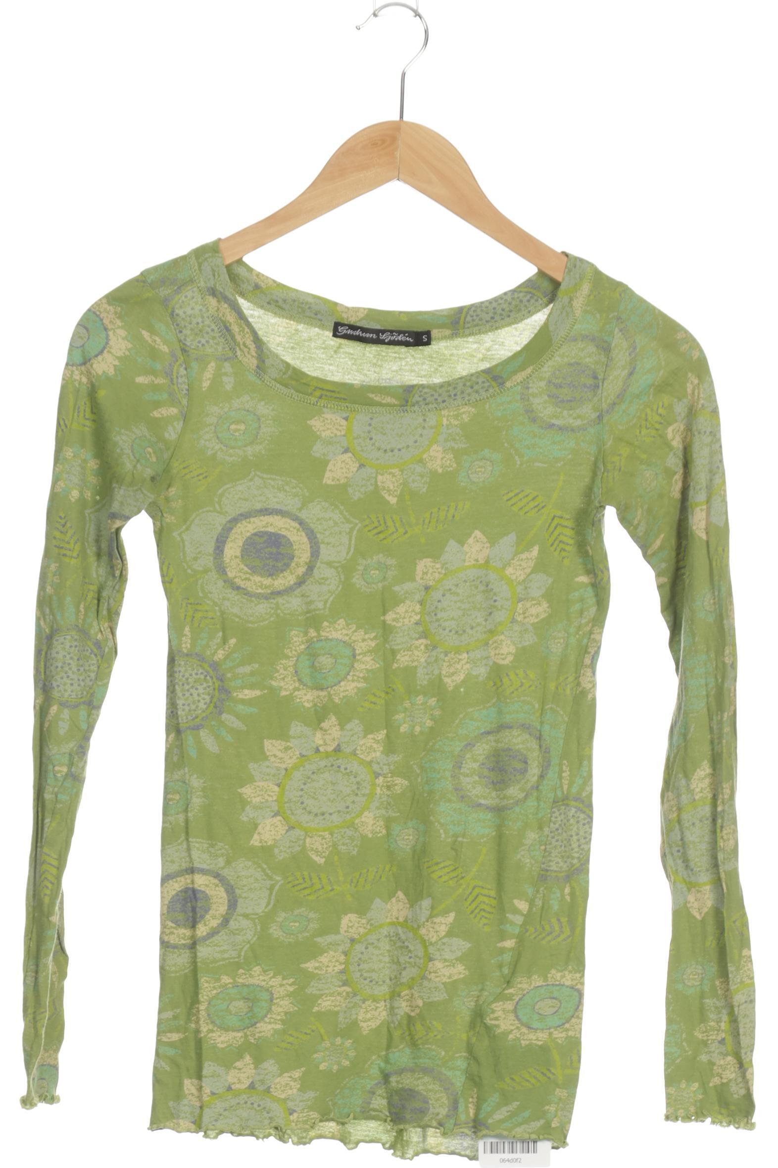 

Gudrun Sjödén Damen Langarmshirt, grün, Gr.