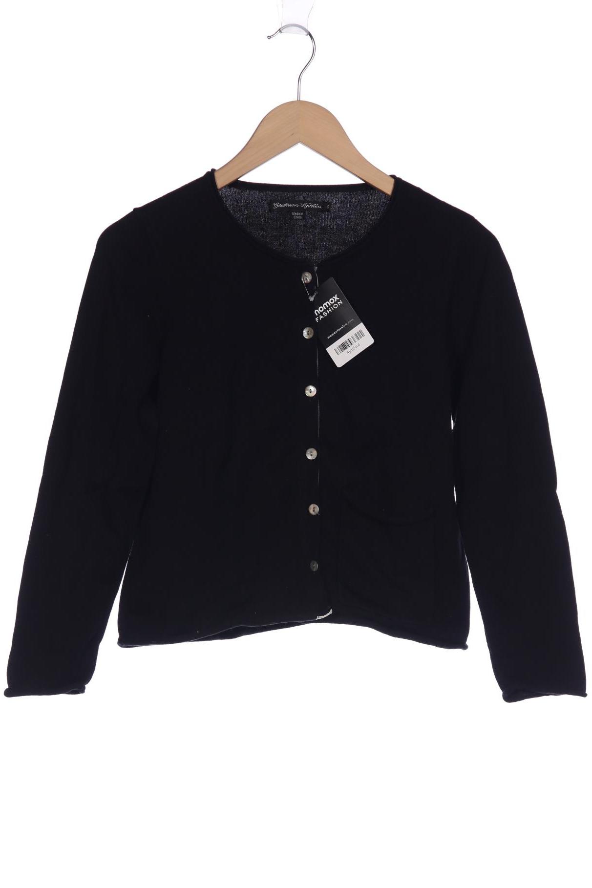 

Gudrun Sjödén Damen Strickjacke, schwarz, Gr. 36