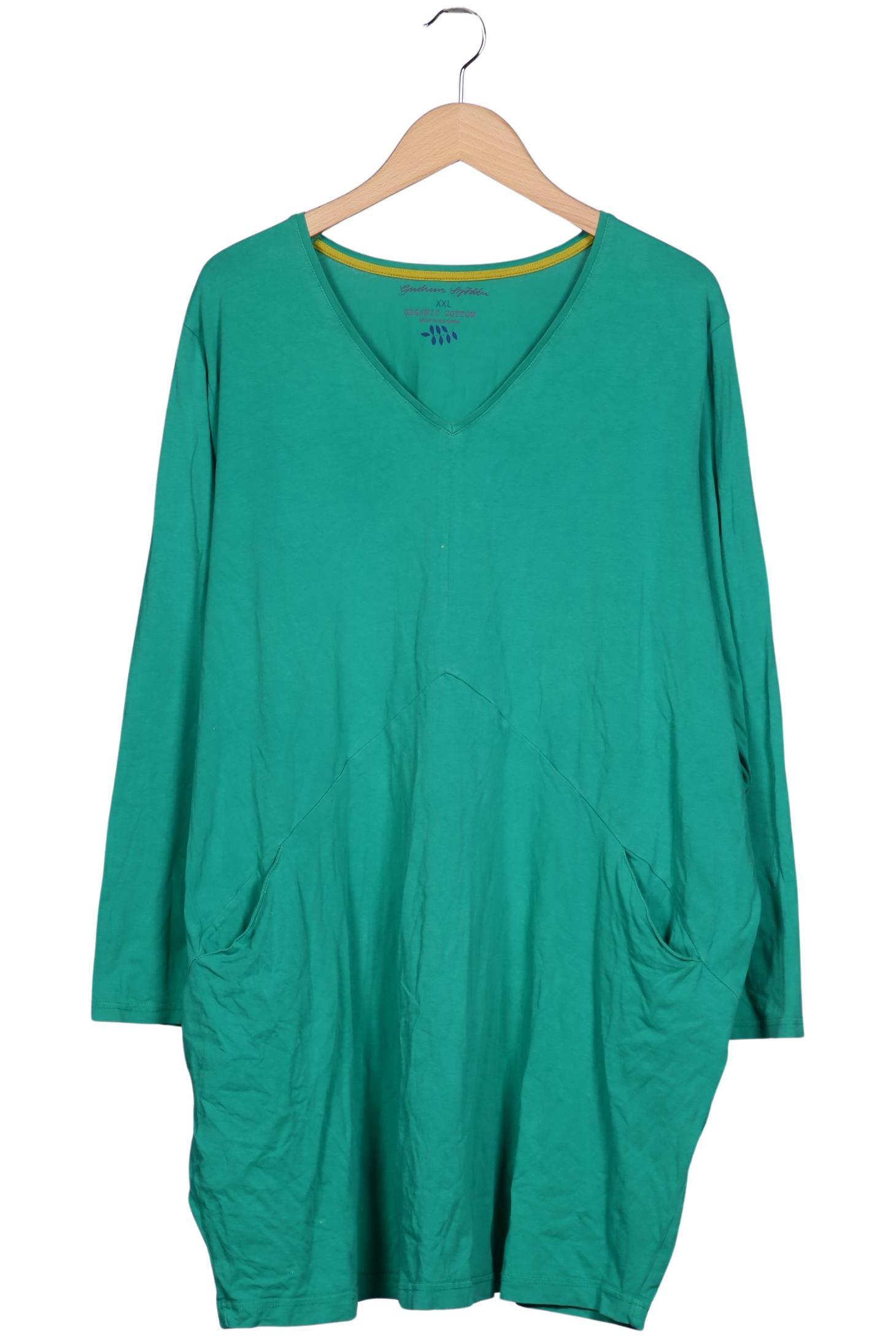 

Gudrun Sjödén Damen Langarmshirt, grün, Gr. 46