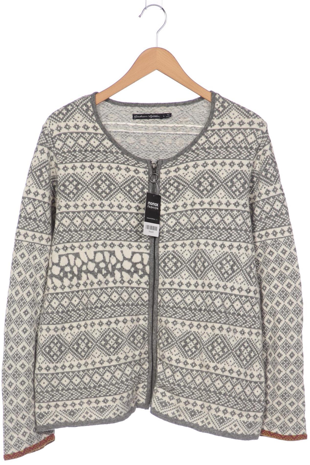 

Gudrun Sjödén Damen Strickjacke, grau, Gr. 42