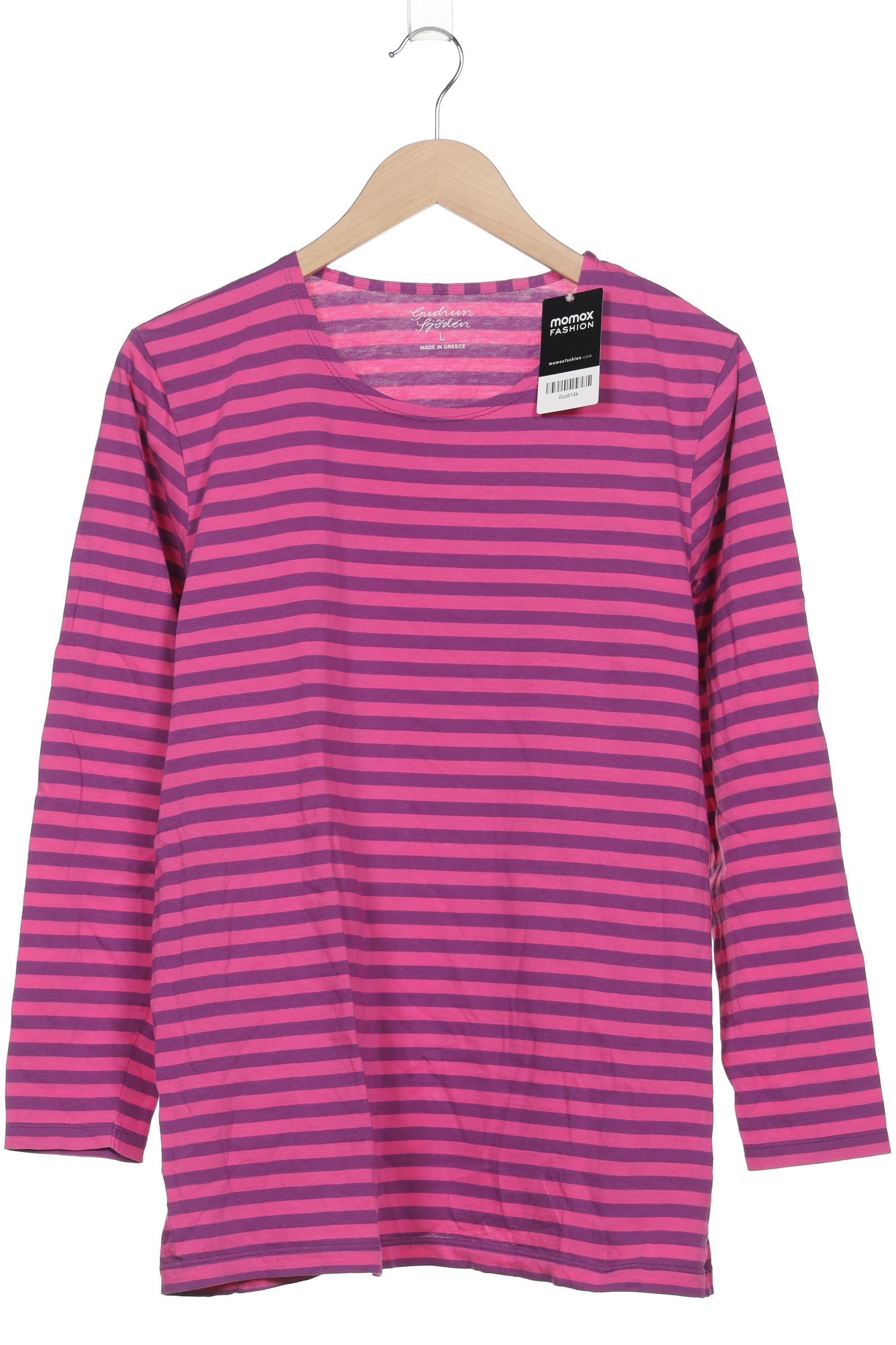 

Gudrun Sjödén Damen Langarmshirt, pink, Gr. 42