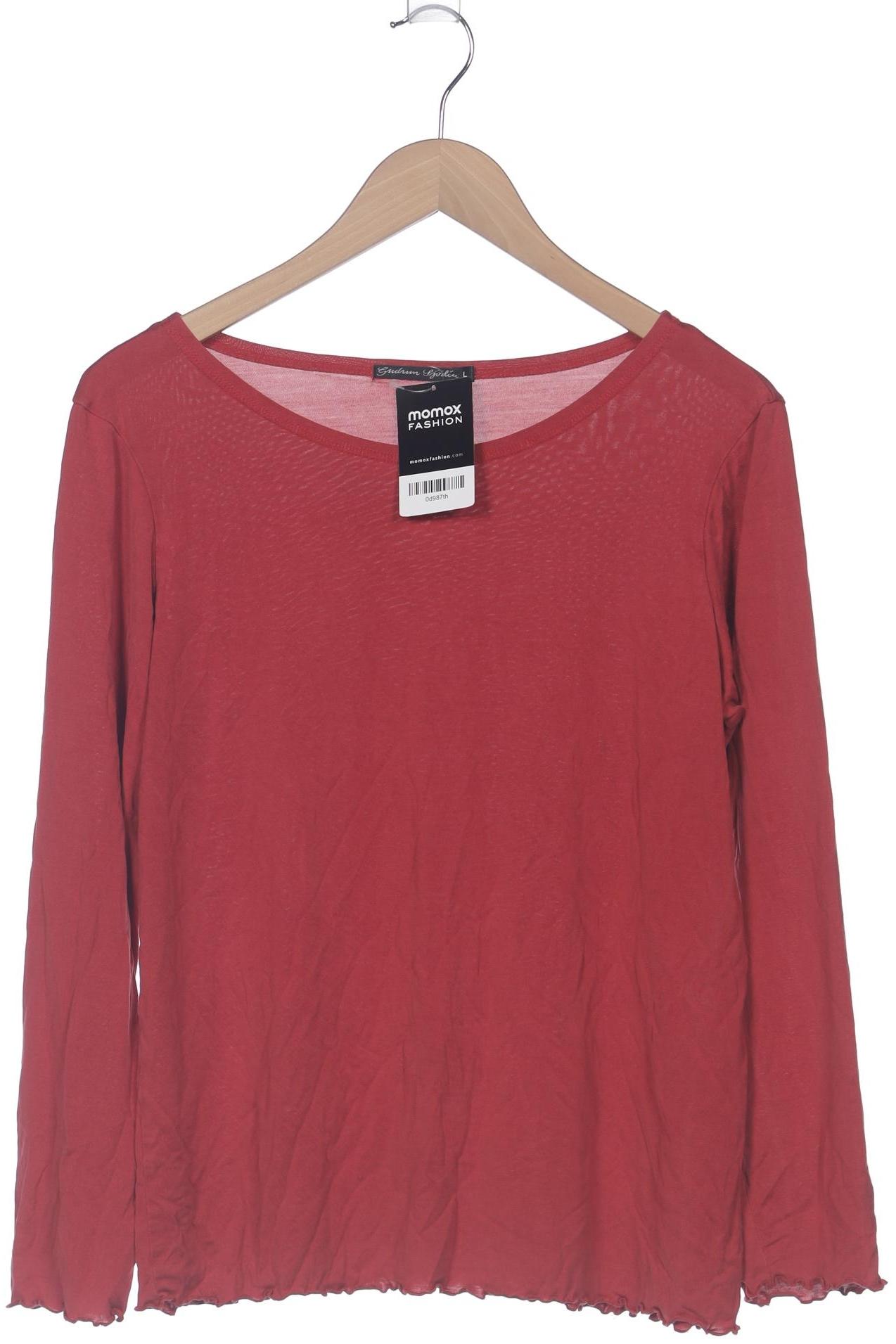 

Gudrun Sjödén Damen Langarmshirt, rot, Gr. 42