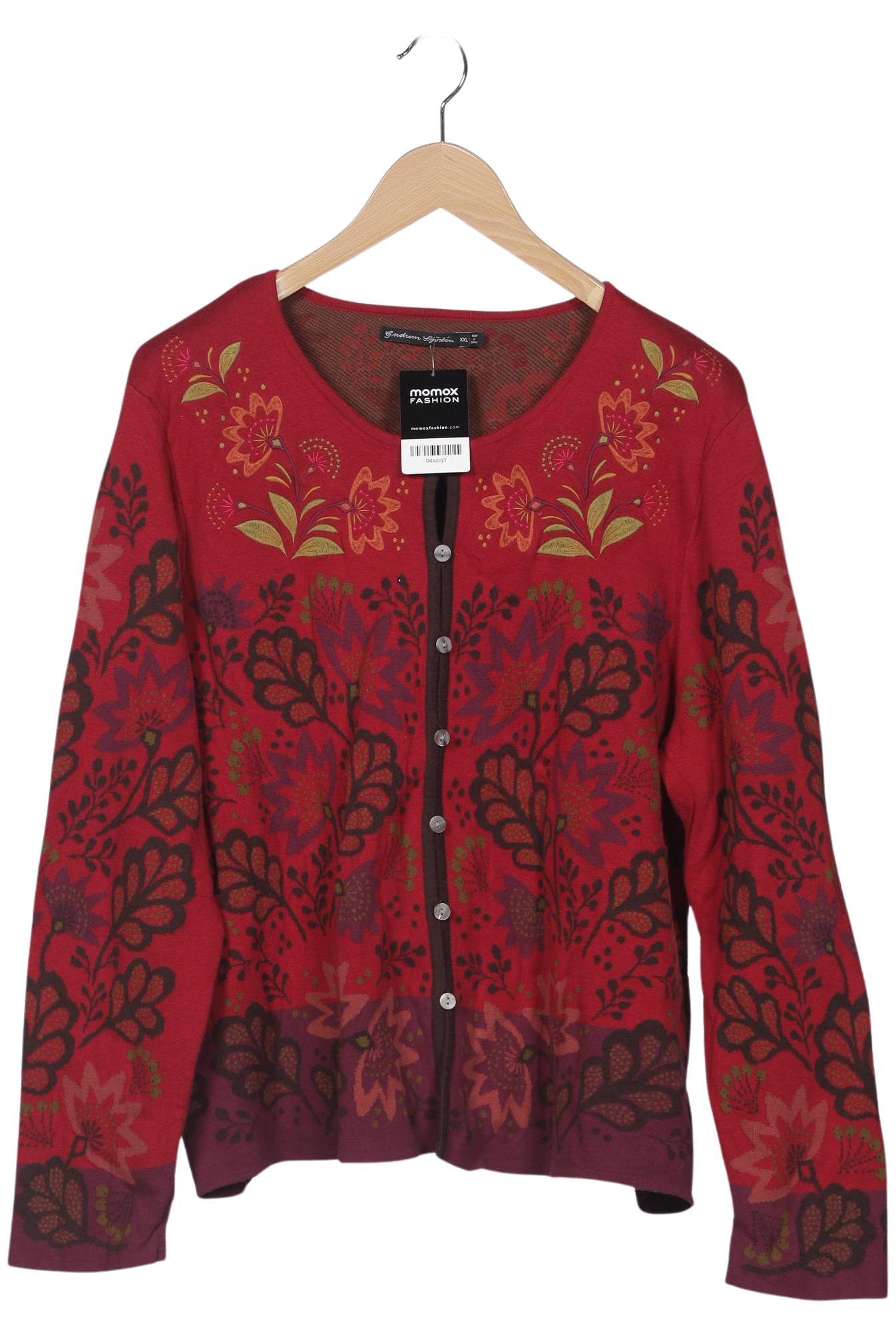 

Gudrun Sjödén Damen Strickjacke, rot, Gr. 46