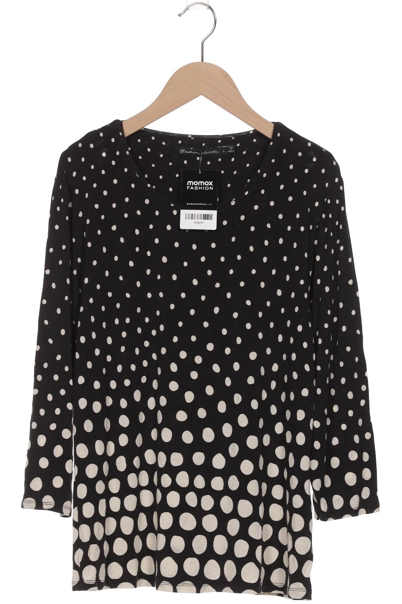 

Gudrun Sjödén Damen Langarmshirt, schwarz, Gr. 42