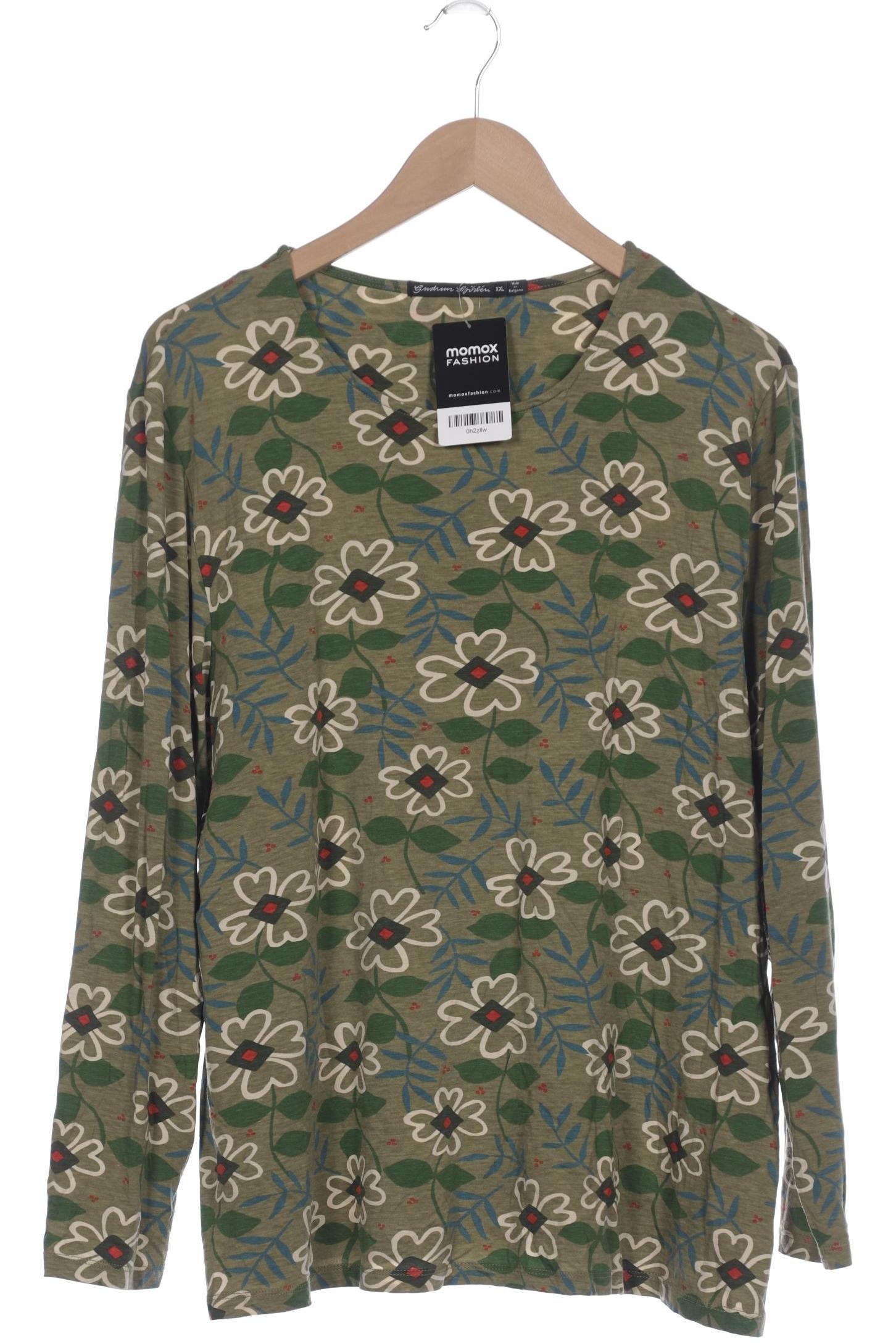 

Gudrun Sjödén Damen Langarmshirt, grün, Gr. 46