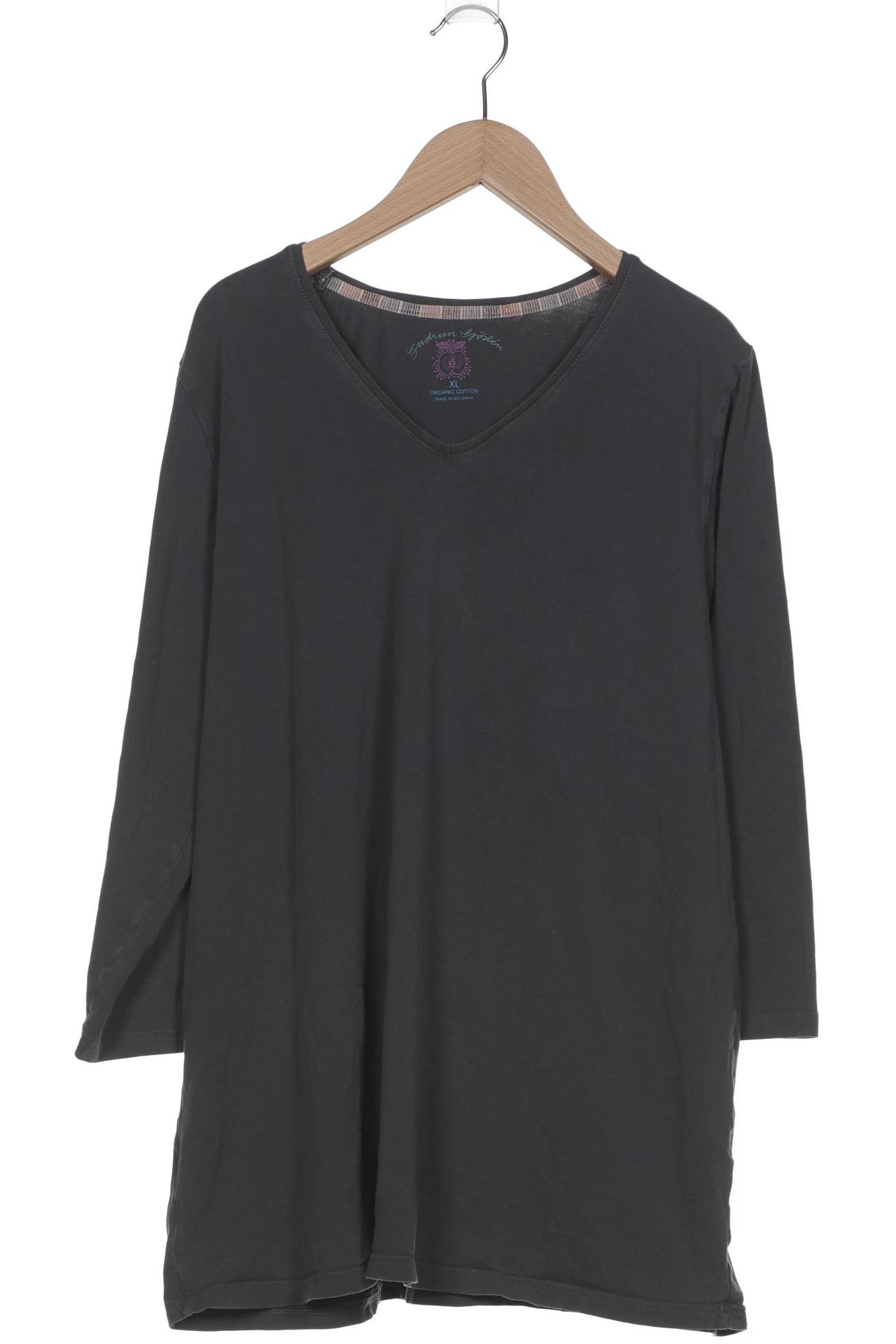

Gudrun Sjödén Damen Langarmshirt, grau, Gr. 44
