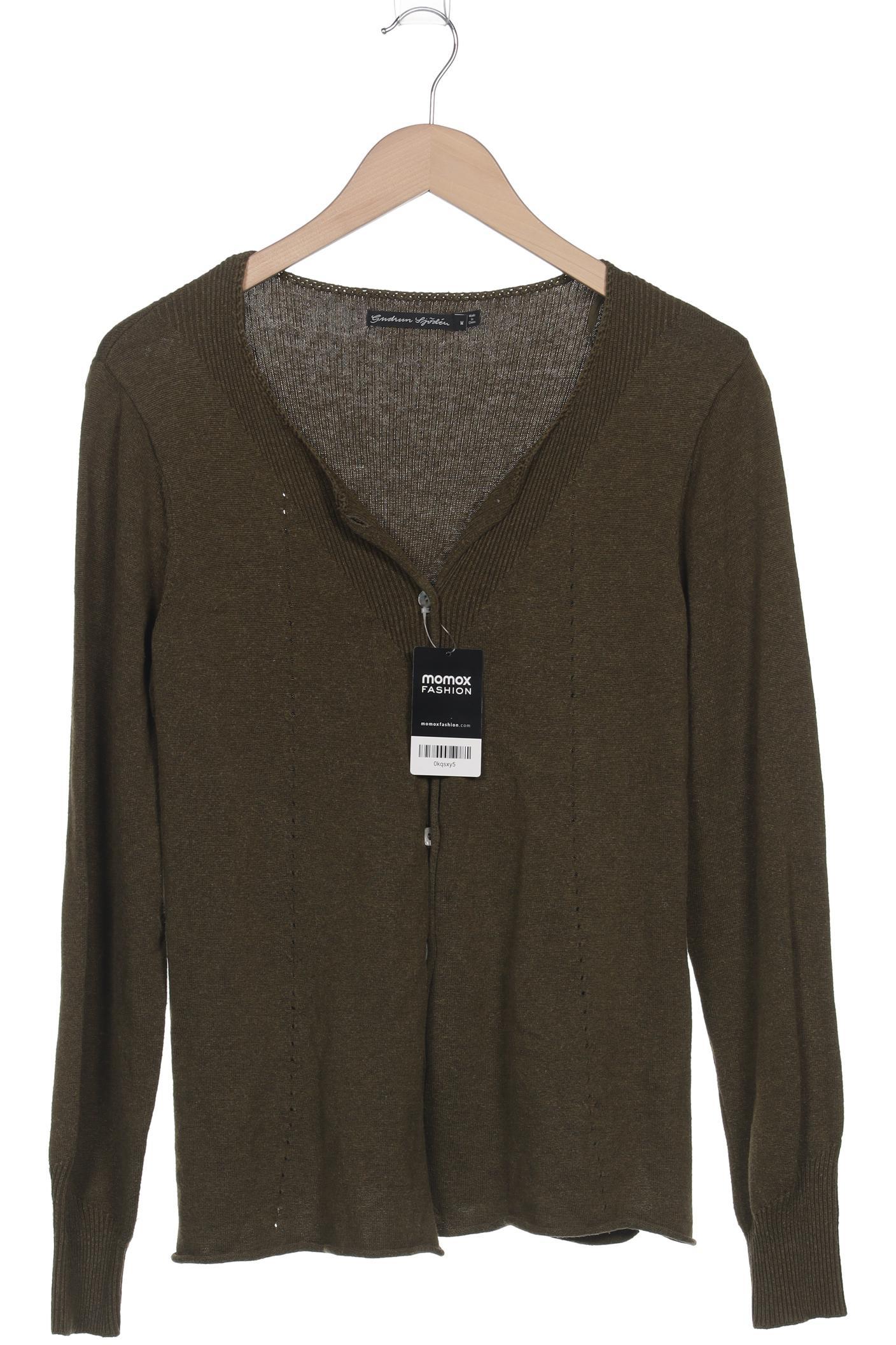 

Gudrun Sjödén Damen Strickjacke, grün, Gr. 38