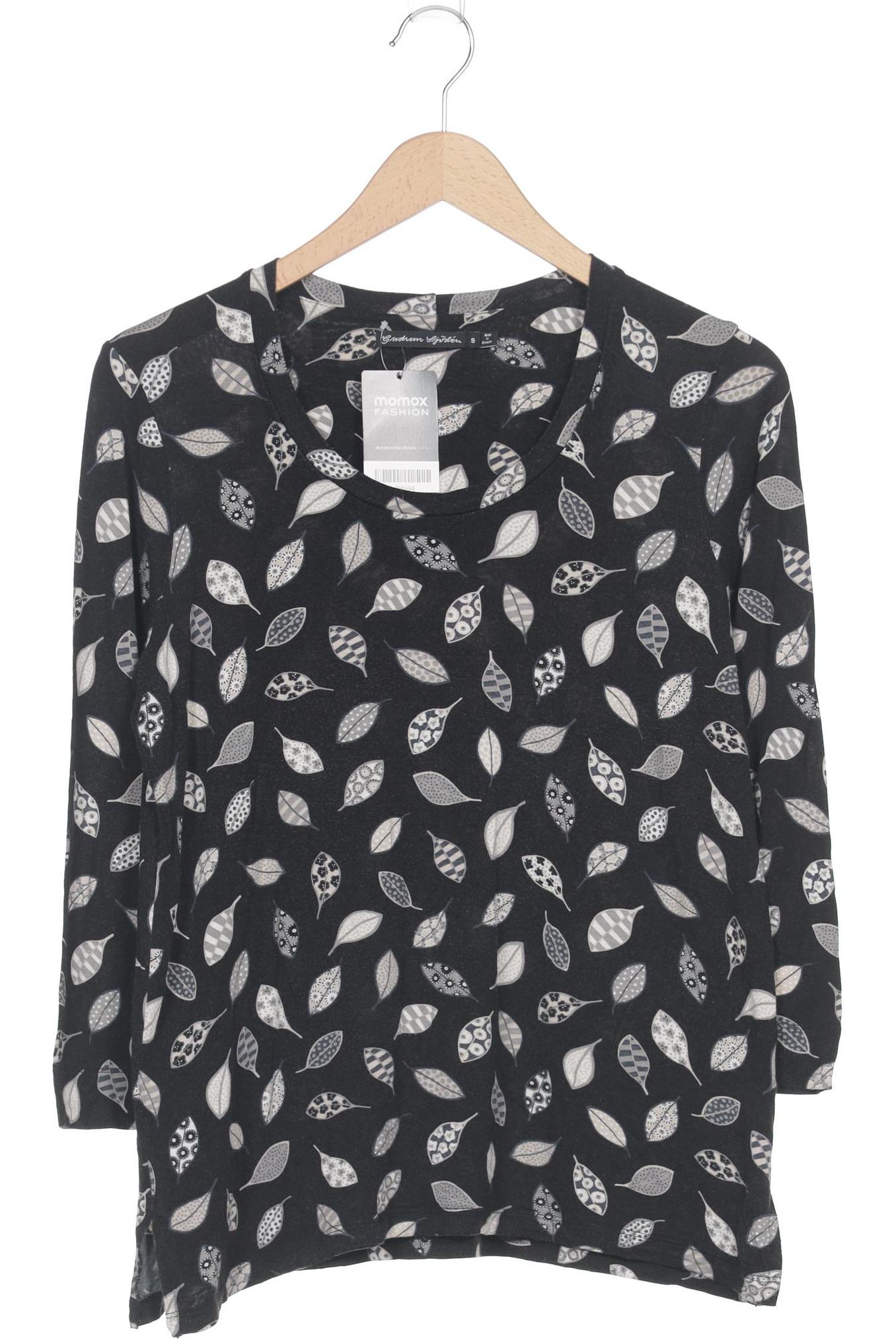

Gudrun Sjödén Damen Langarmshirt, schwarz, Gr. 36