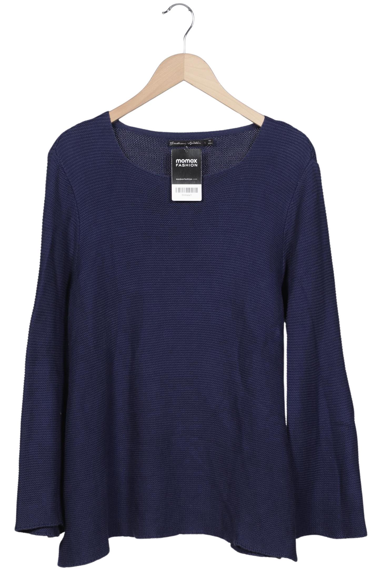 

Gudrun Sjödén Damen Pullover, marineblau, Gr. 42