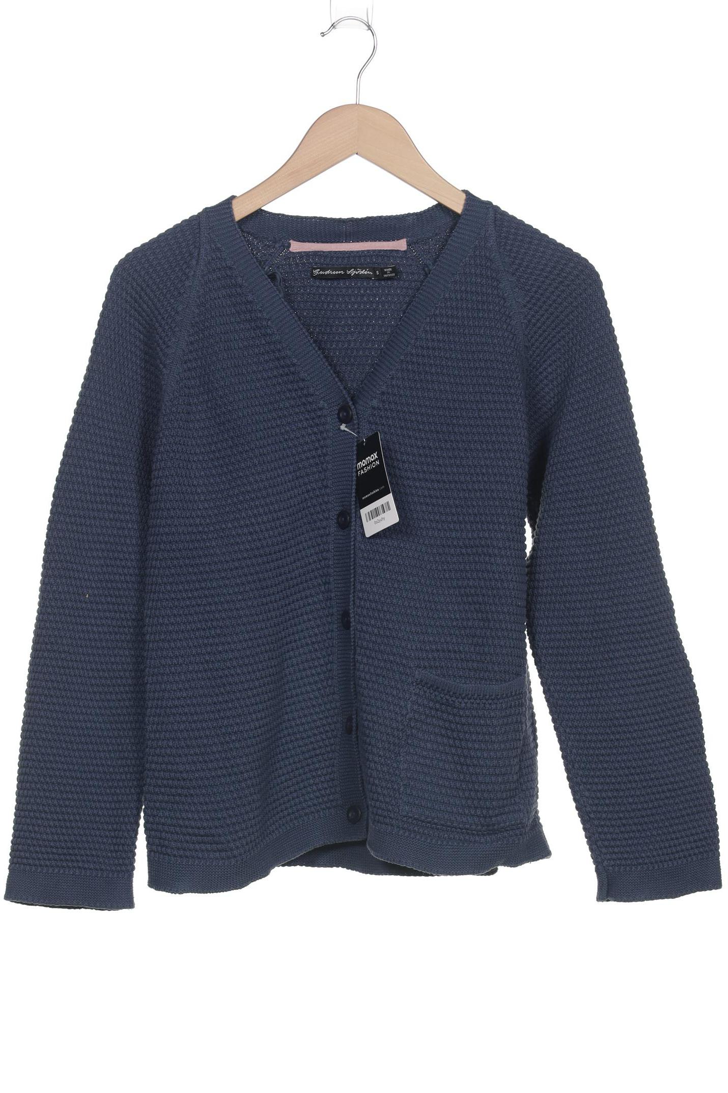 

Gudrun Sjödén Damen Strickjacke, marineblau, Gr. 36
