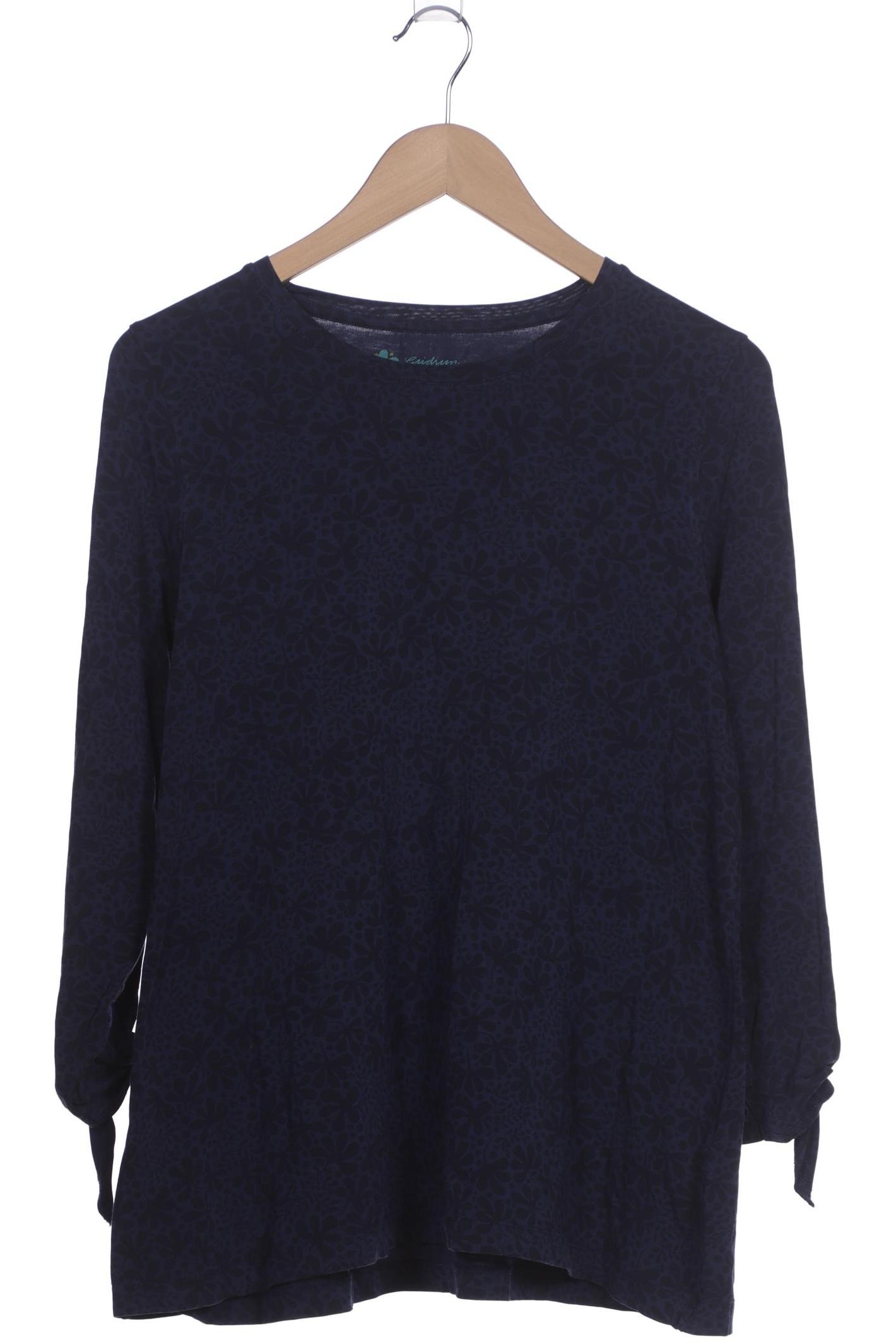

Gudrun Sjödén Damen Langarmshirt, marineblau, Gr. 38