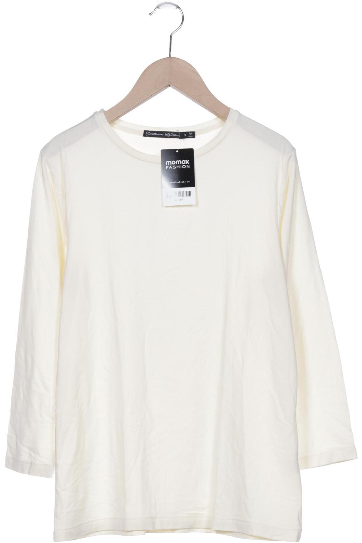 

Gudrun Sjödén Damen Langarmshirt, cremeweiß, Gr. 36