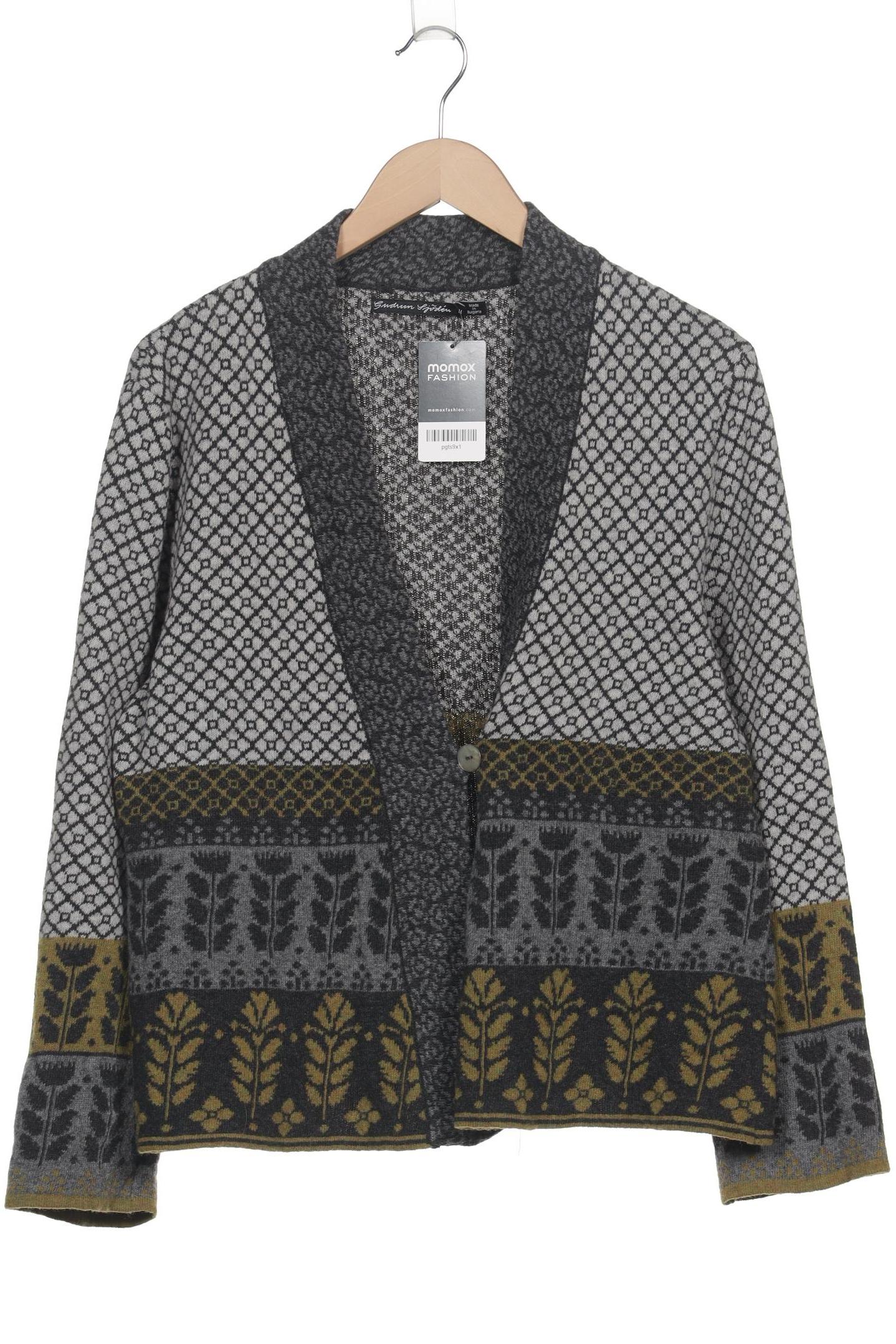 

Gudrun Sjödén Damen Strickjacke, grau, Gr. 38