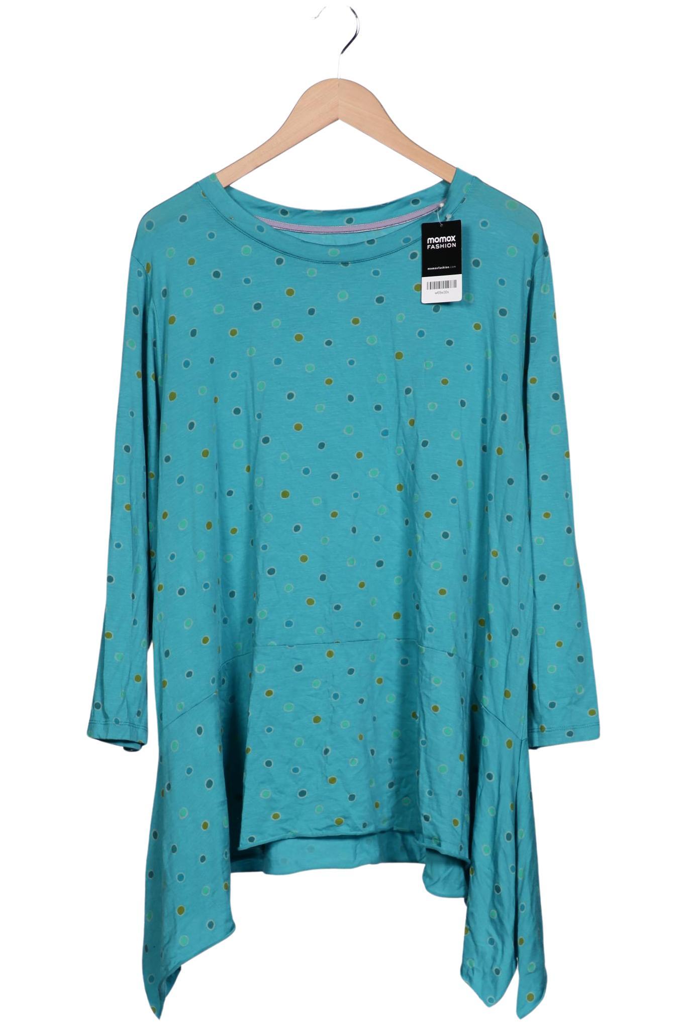 

Gudrun Sjödén Damen Langarmshirt, türkis, Gr. 46