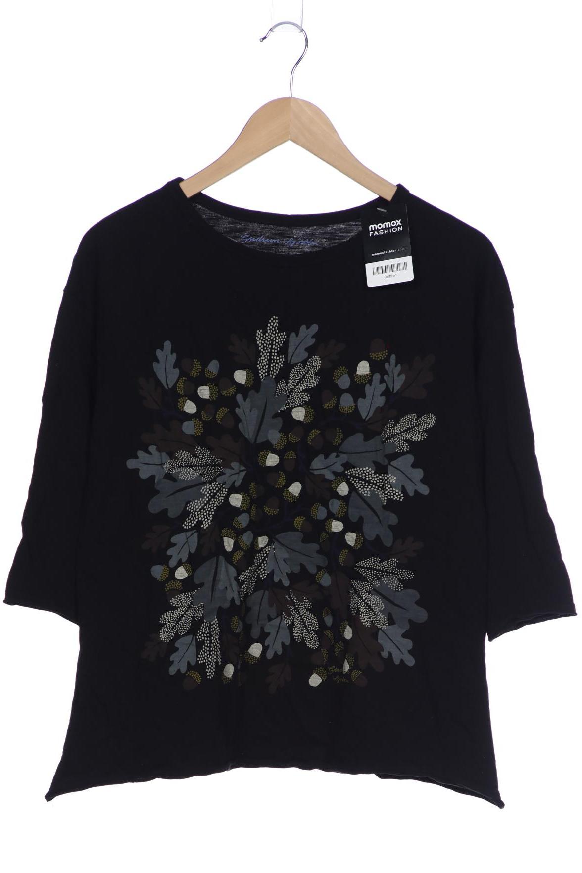

Gudrun Sjödén Damen Langarmshirt, schwarz, Gr. 36