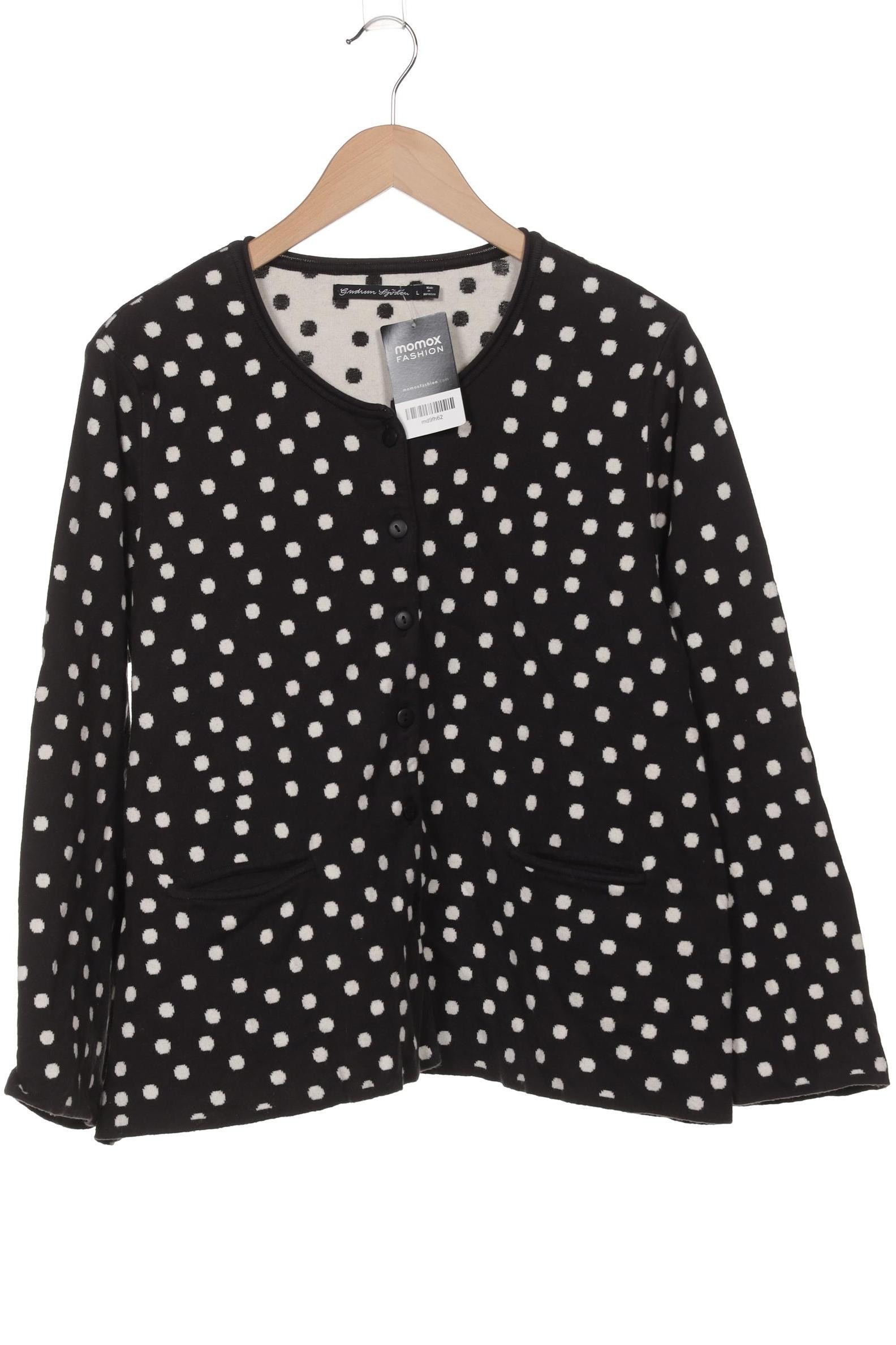 

Gudrun Sjödén Damen Strickjacke, schwarz, Gr. 42