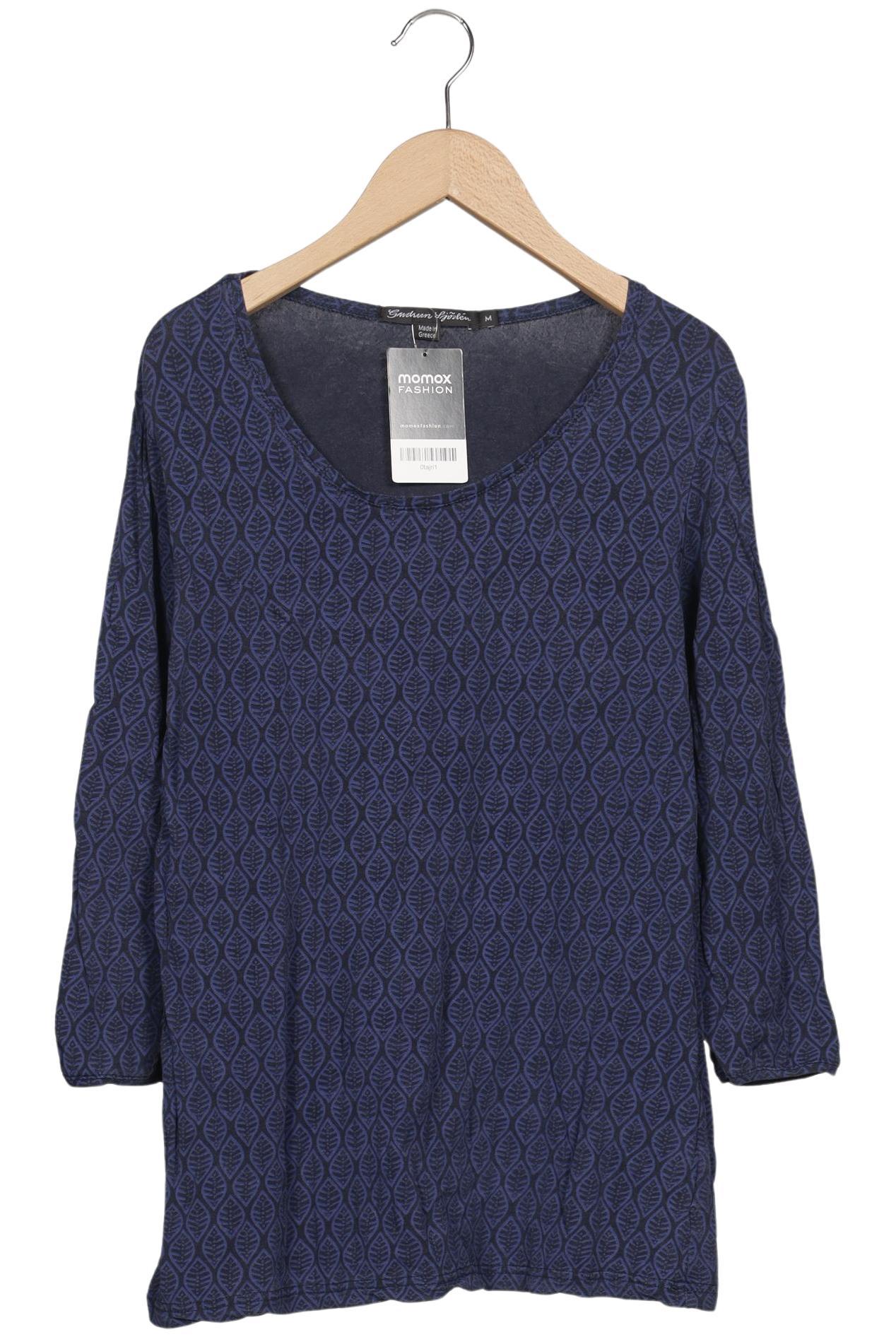 

Gudrun Sjödén Damen Langarmshirt, marineblau, Gr. 38