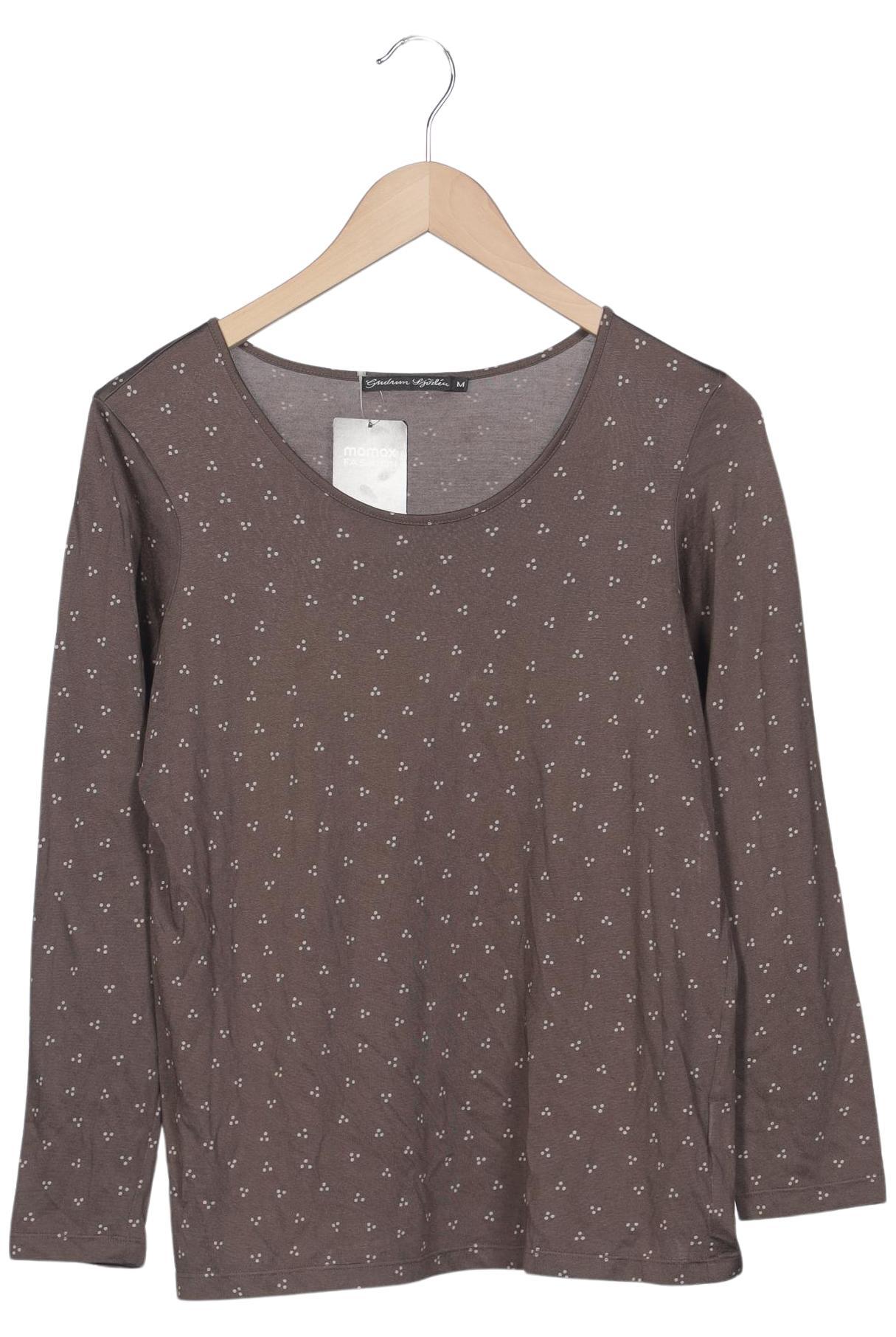 

Gudrun Sjödén Damen Langarmshirt, braun, Gr. 38