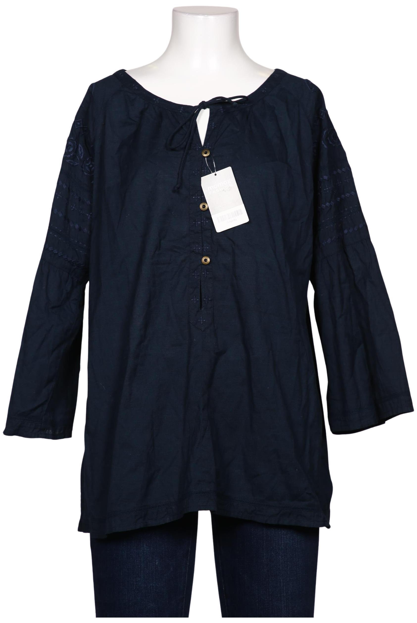 

Gudrun Sjödén Damen Bluse, marineblau, Gr. 38